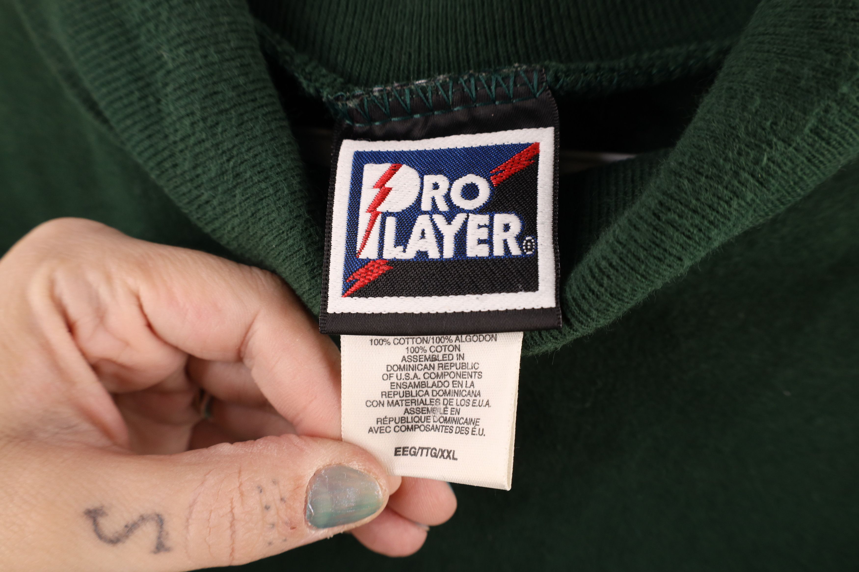 Vintage Vintage 90s Streetwear Heavyweight Turtleneck T-Shirt Cotton Size US XXL / EU 58 / 5 - 5 Thumbnail