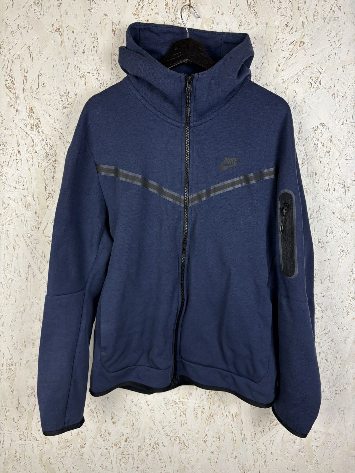 Nike Nike Tech Fleece Full Zip Hoodie Midnight Navy S21 Size L Size US L / EU 52-54 / 3 - 1 Thumbnail