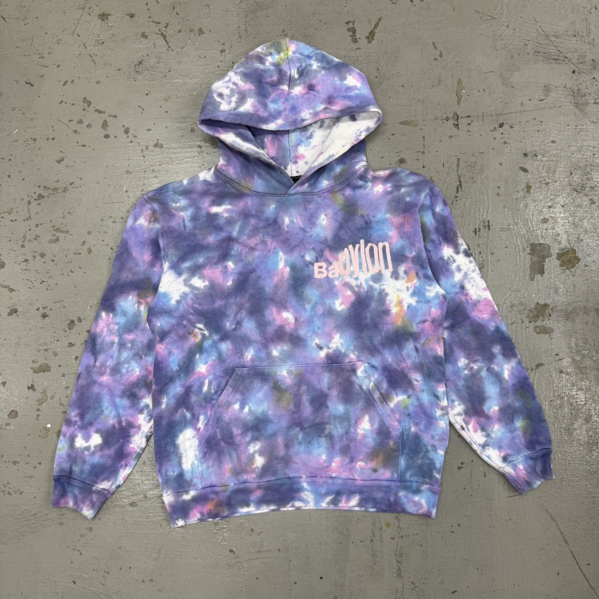 Babylon Babylon LA Psychedelic Tie-Dye Sweat Pullover Hoodie Size US M / EU 48-50 / 2 - 1 Thumbnail