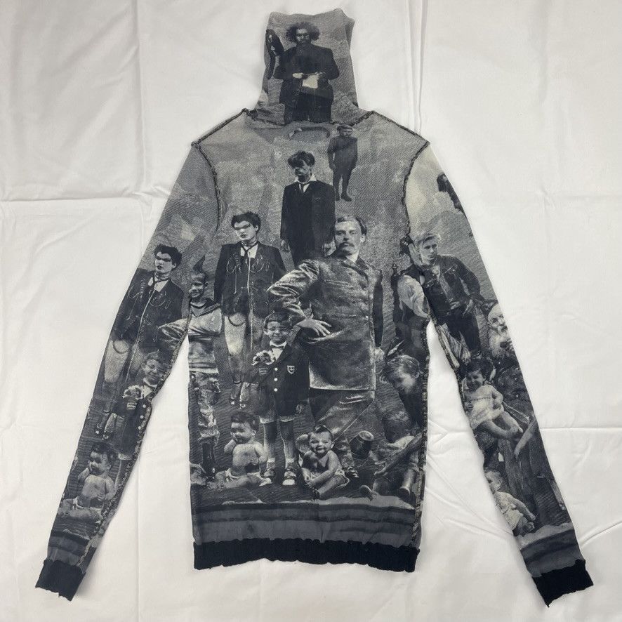Jean Paul Gaultier AW2003 Jean Paul Gaultier Punk Girl People Mesh Top Vintage Size US M / EU 48-50 / 2 - 2 Thumbnail