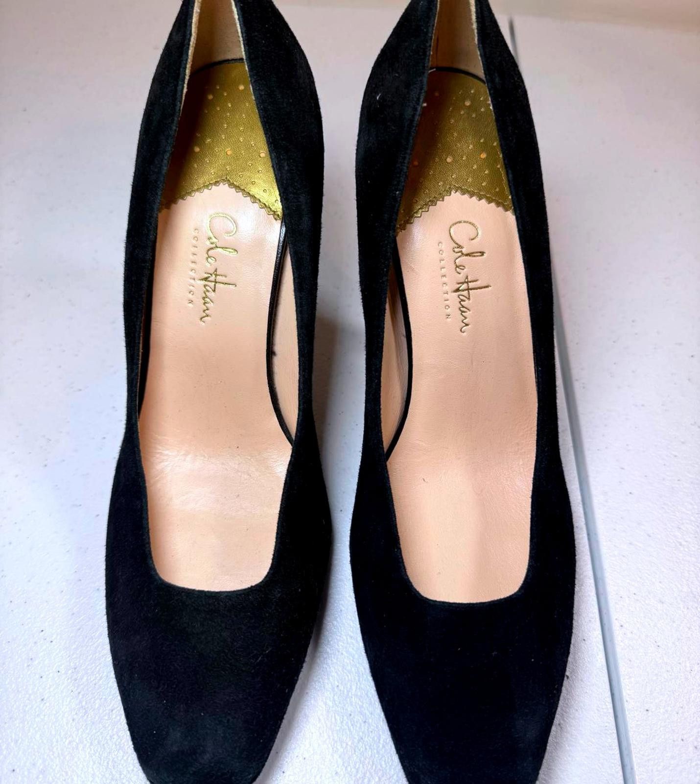 Cole Haan Cole Haan Black Suede High Heels Size US 10 / IT 40 - 1 Thumbnail