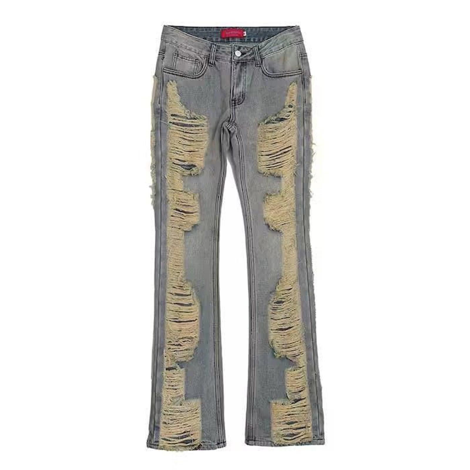 Japanese Brand Distressed Baggy Denim Jeans Size US 32 / EU 48 - 4 Thumbnail