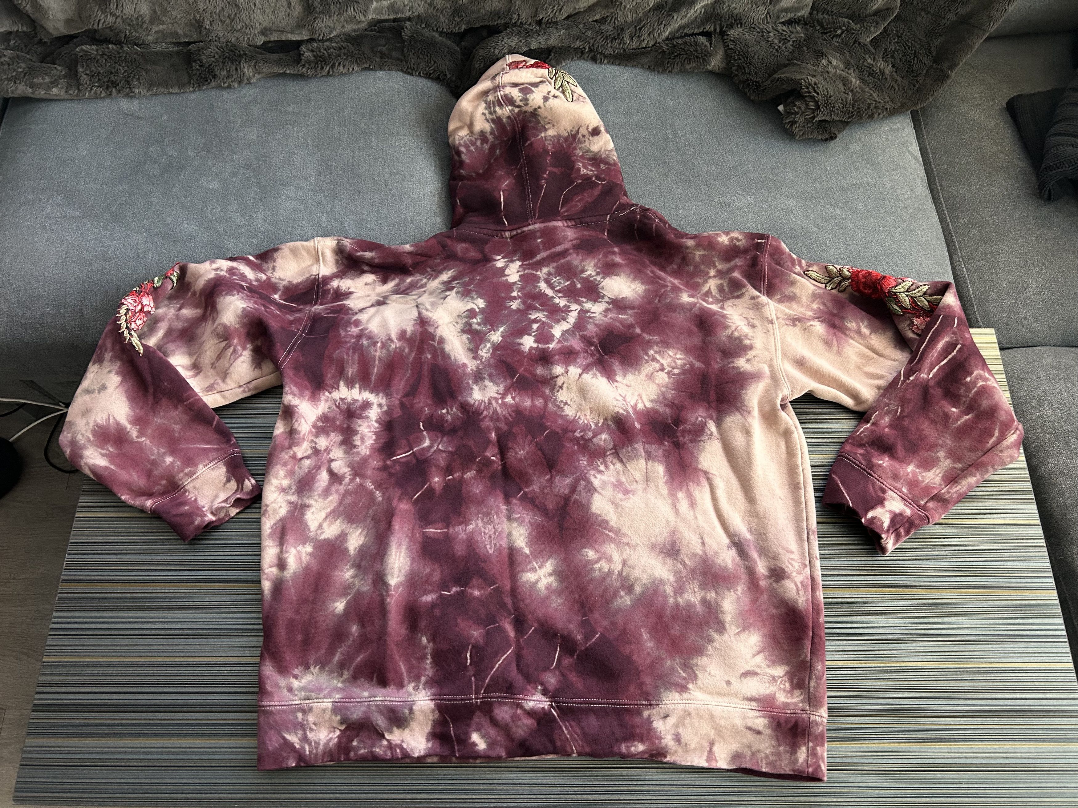 Civil Regime Civil Regime Red marble TIE DYE FLORAL HOODIE Size US M / EU 48-50 / 2 - 2 Thumbnail