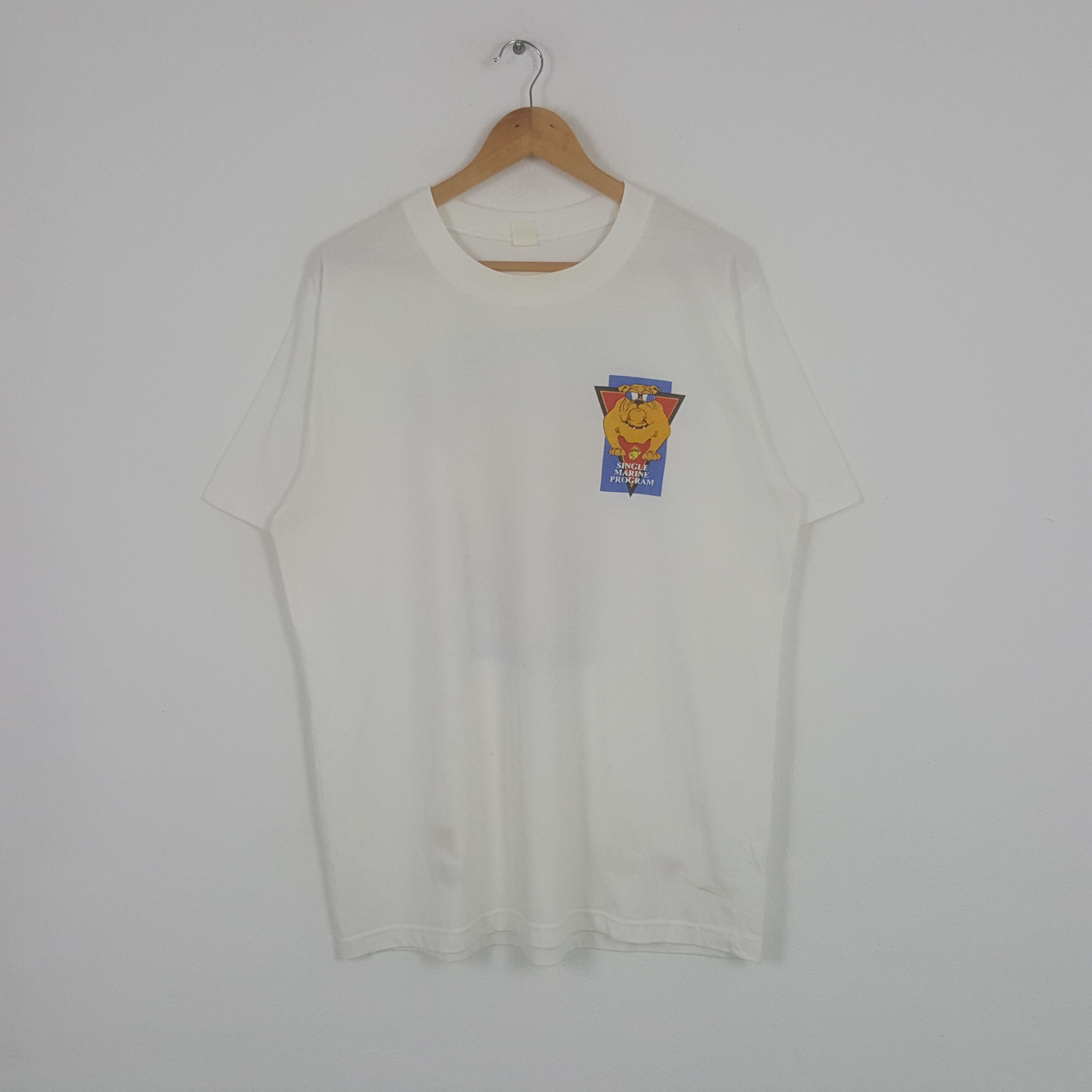 Vintage Vintage Single Marine Program American Army Promo Tshirt Size US XL / EU 56 / 4 - 3 Thumbnail