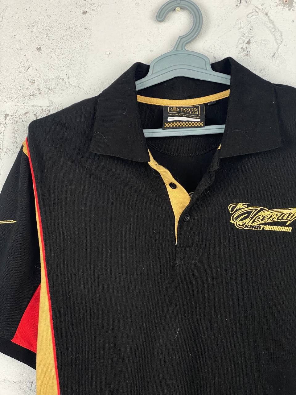 Formula 1 × Vintage F1 Lotus Team Polo Shirt Official Shirt Kimi Raikkonen XL Size US XL / EU 56 / 4 - 4 Thumbnail
