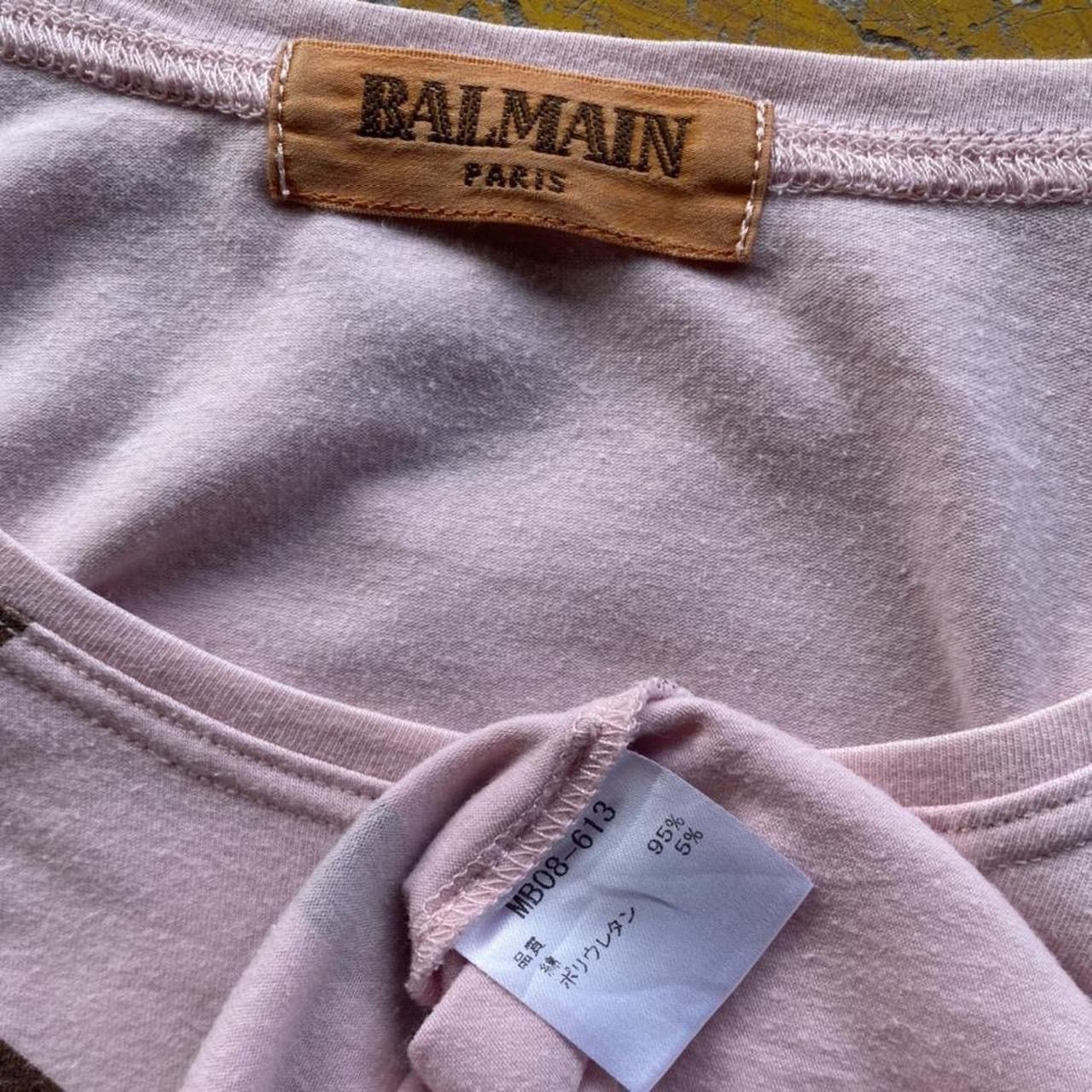 Balmain VINTAGE BALMAIN Paris brand ladies longsleeve flowers shirt Size S / US 4 / IT 40 - 3 Thumbnail