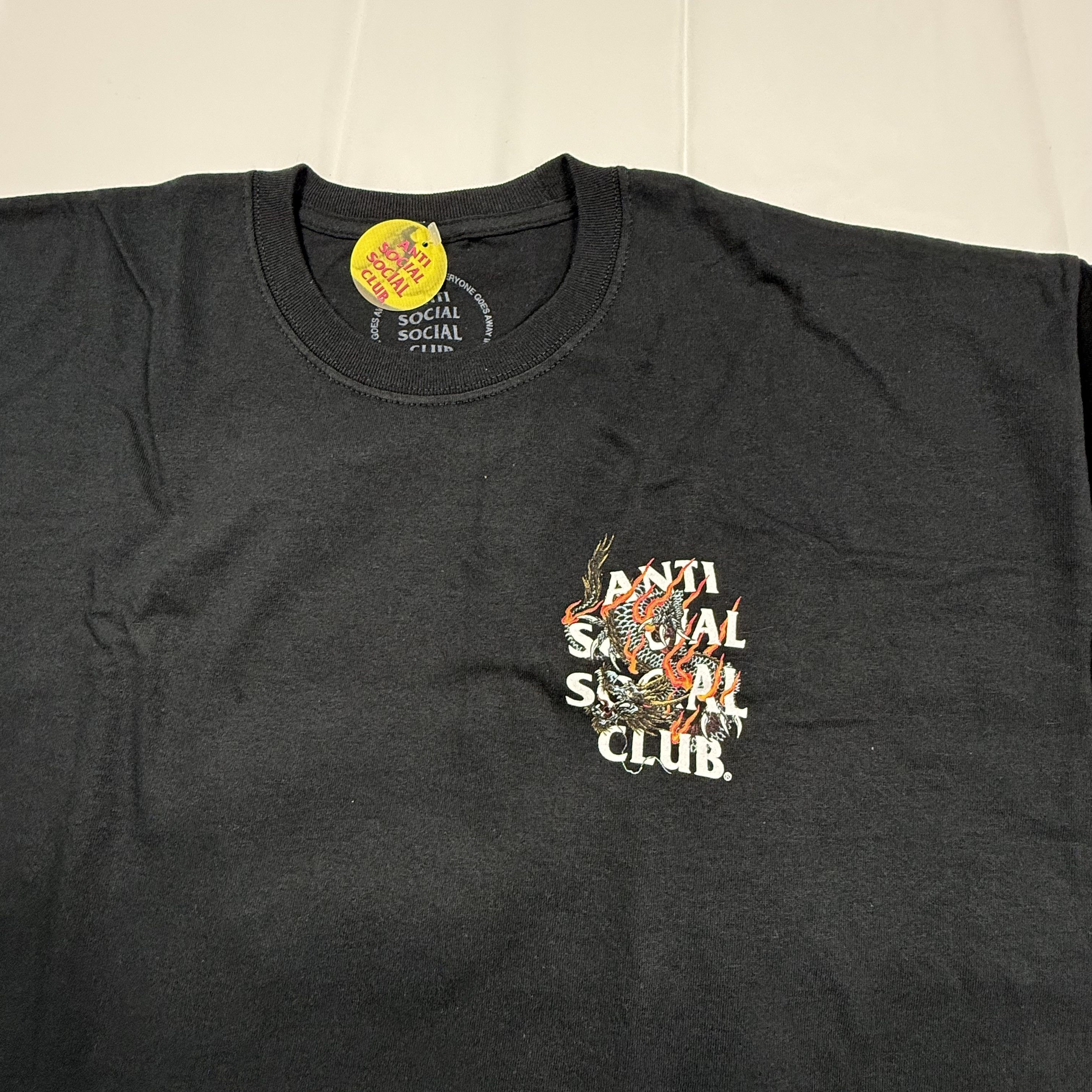 Anti Social Social Club Anti Social Social Club Chinese Dragon Tee Black Size US XXL / EU 58 / 5 - 4 Thumbnail