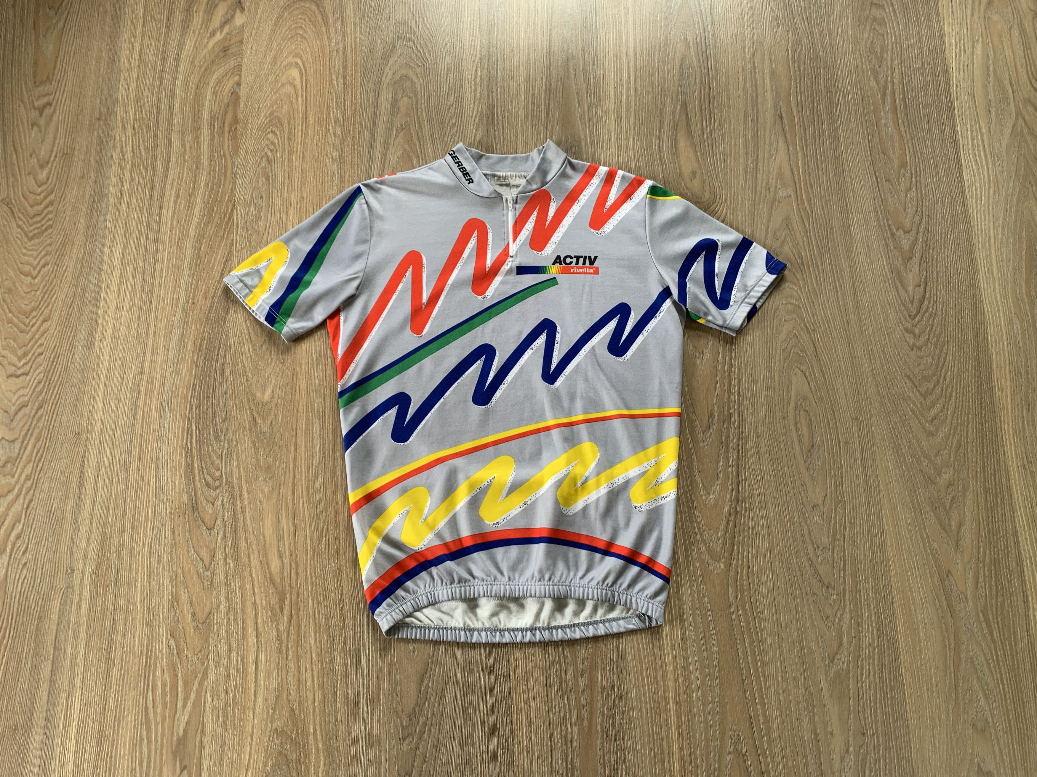 Sports Specialties Vintage Gerber Italian Printed Cycling Jersey Size US XXL / EU 58 / 5 - 1 Thumbnail