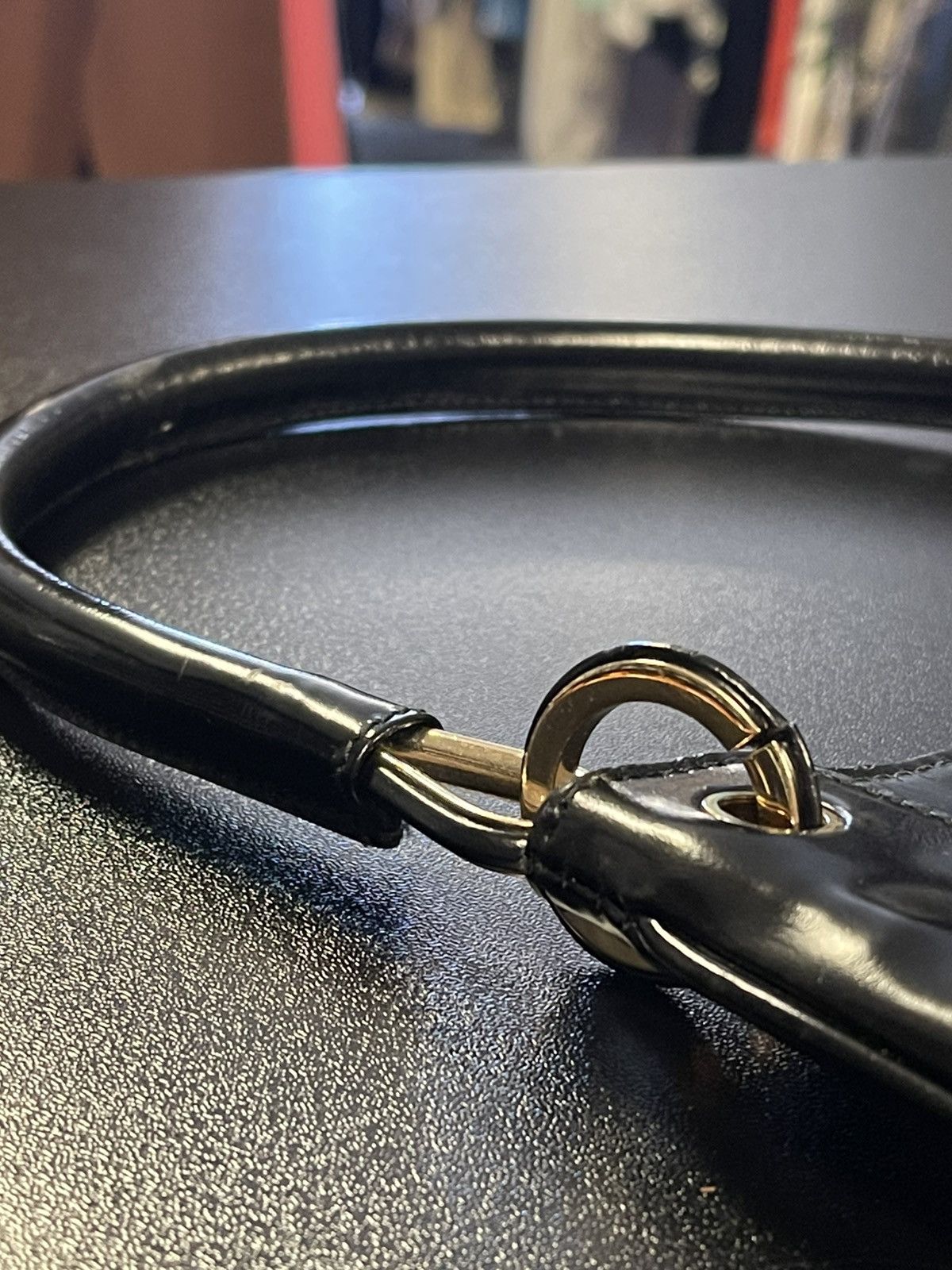 Gucci Gucci Patent Leather Jackie Black Great Condition! Size ONE SIZE - 4 Thumbnail