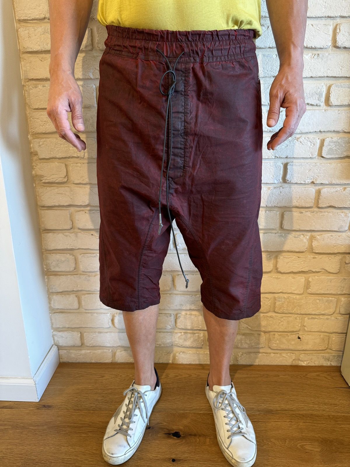 Isaac Sellam Experience Cotton Jersey drop-crotch trouses Size US 31 - 1 Thumbnail