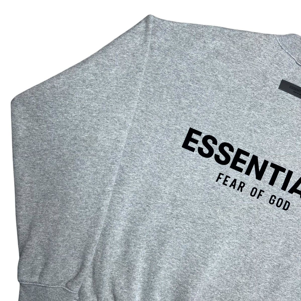 Fear of God Essentials Fear Of God Gray Spell Out Pullover Sweatshirt Size US XXS / EU 40 - 20 Thumbnail