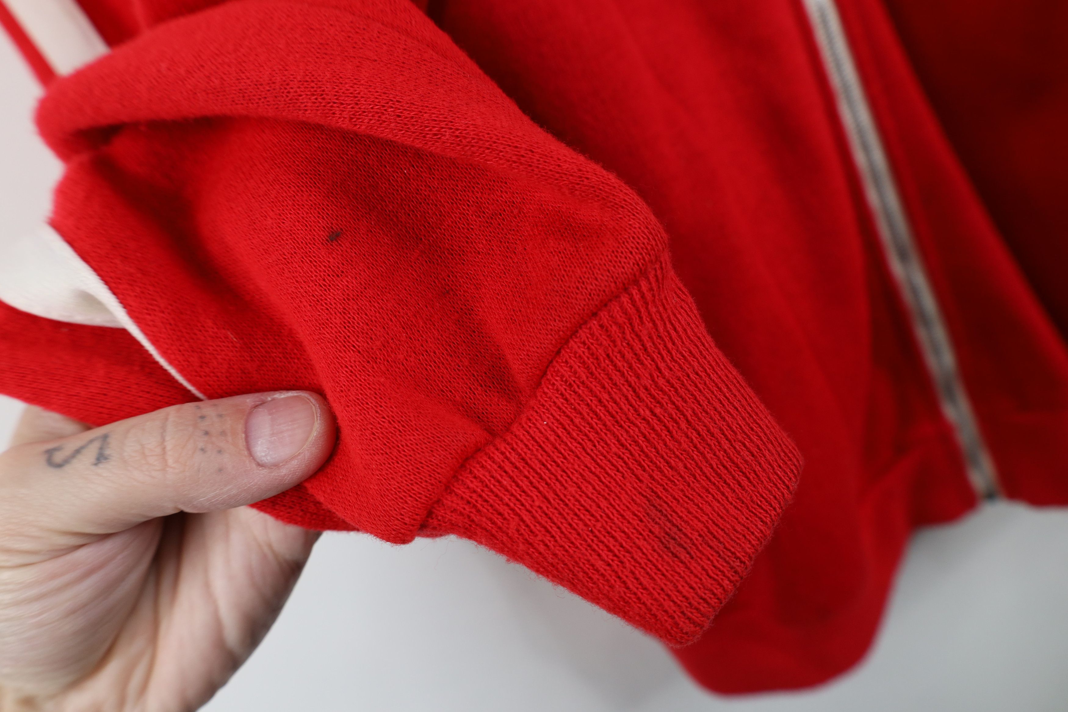 Vintage Vintage 60s Streetwear Striped Knit Warm Up Track Jacket USA Size US XL / EU 56 / 4 - 8 Thumbnail