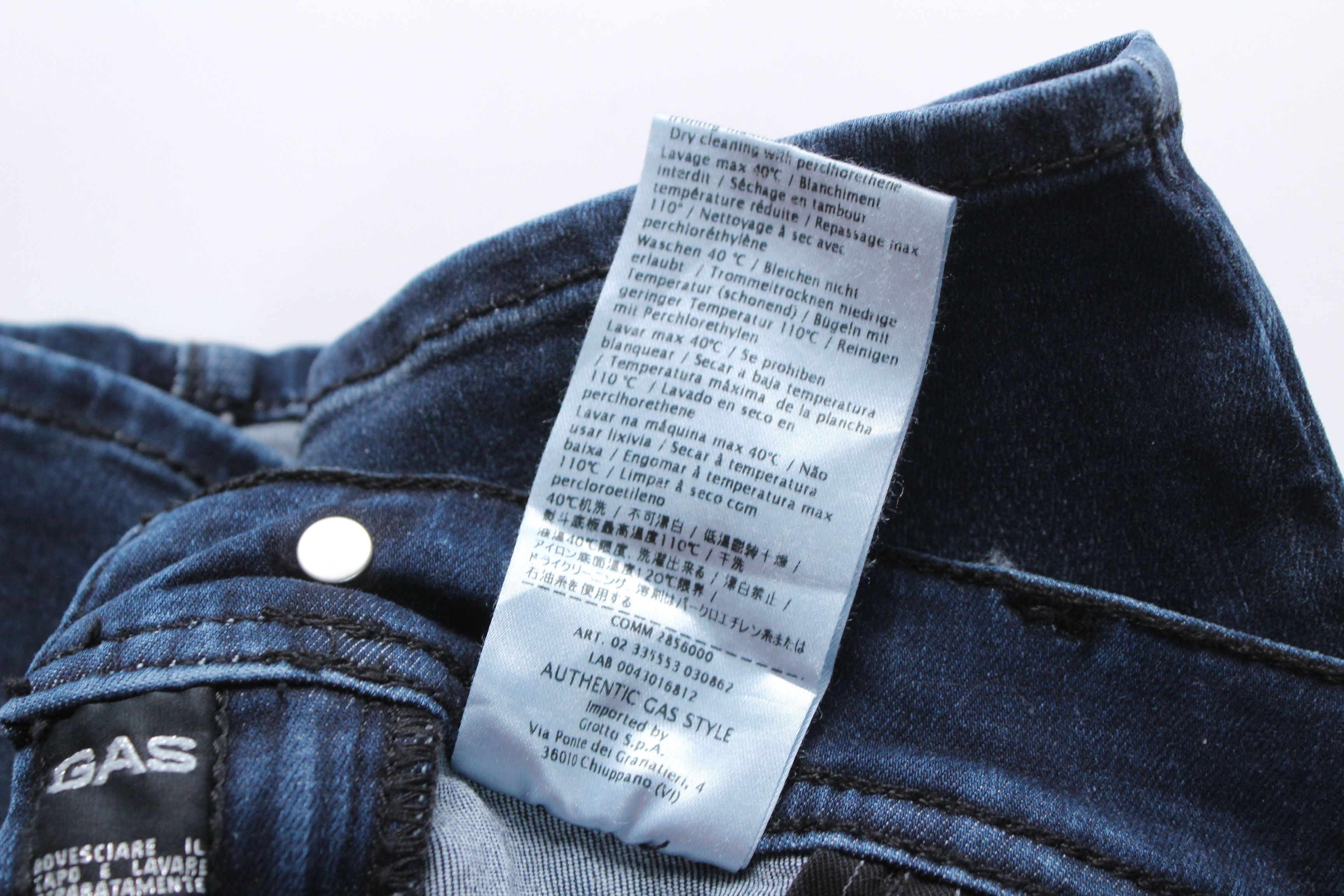 GAS Gas Skirt Denim Size 29 Vintage Hype Rare Size 29" - 13 Thumbnail