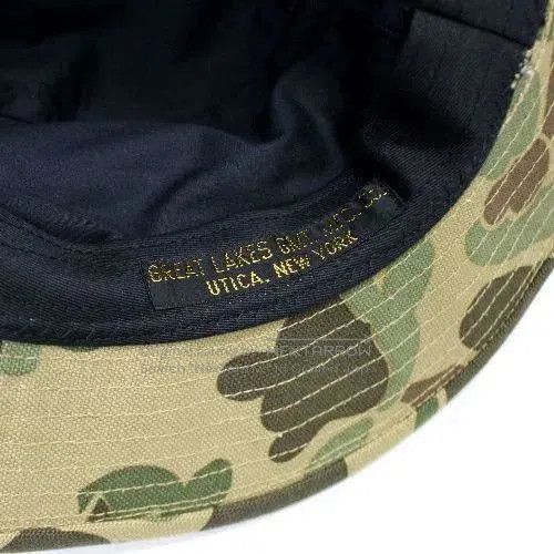 Freewheelers camo pattern wide-brim bucket hat. Size ONE SIZE - 8 Thumbnail