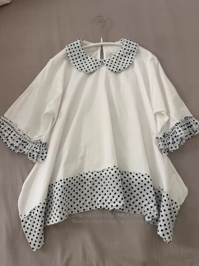 Comme des Garcons Comme des Garcons Polka Dot Short Sleeve Top Size S / US 4 / IT 40 - 2 Thumbnail