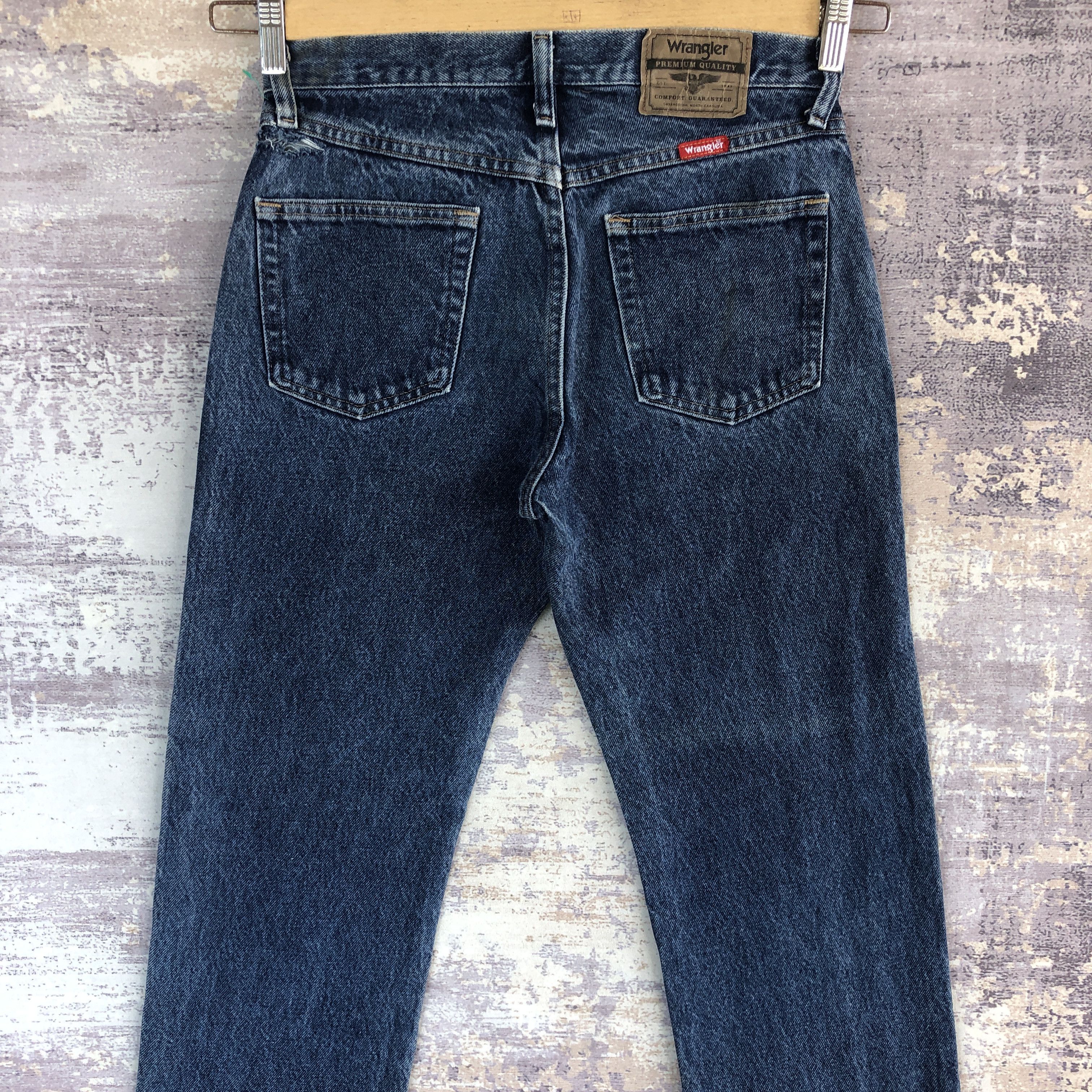 Vintage Vintage Y2K Wrangler Faded Jeans Wrangler Stonewash Denim Size 28" / US 6 / IT 42 - 4 Thumbnail