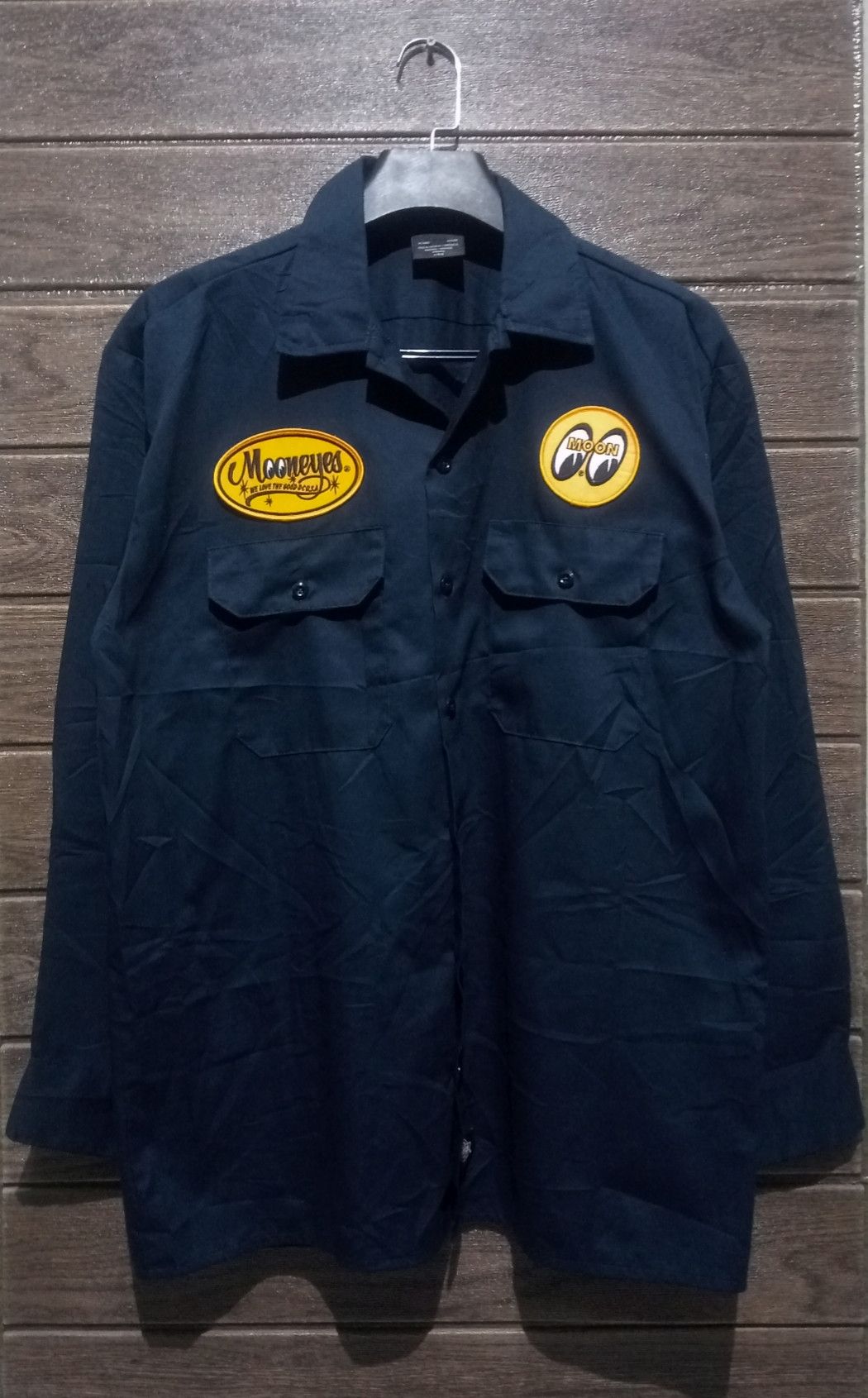 Dickies Vintage Dickies Icons X Mooneyes Work Shirt Very Rare Size US L / EU 52-54 / 3 - 1 Thumbnail