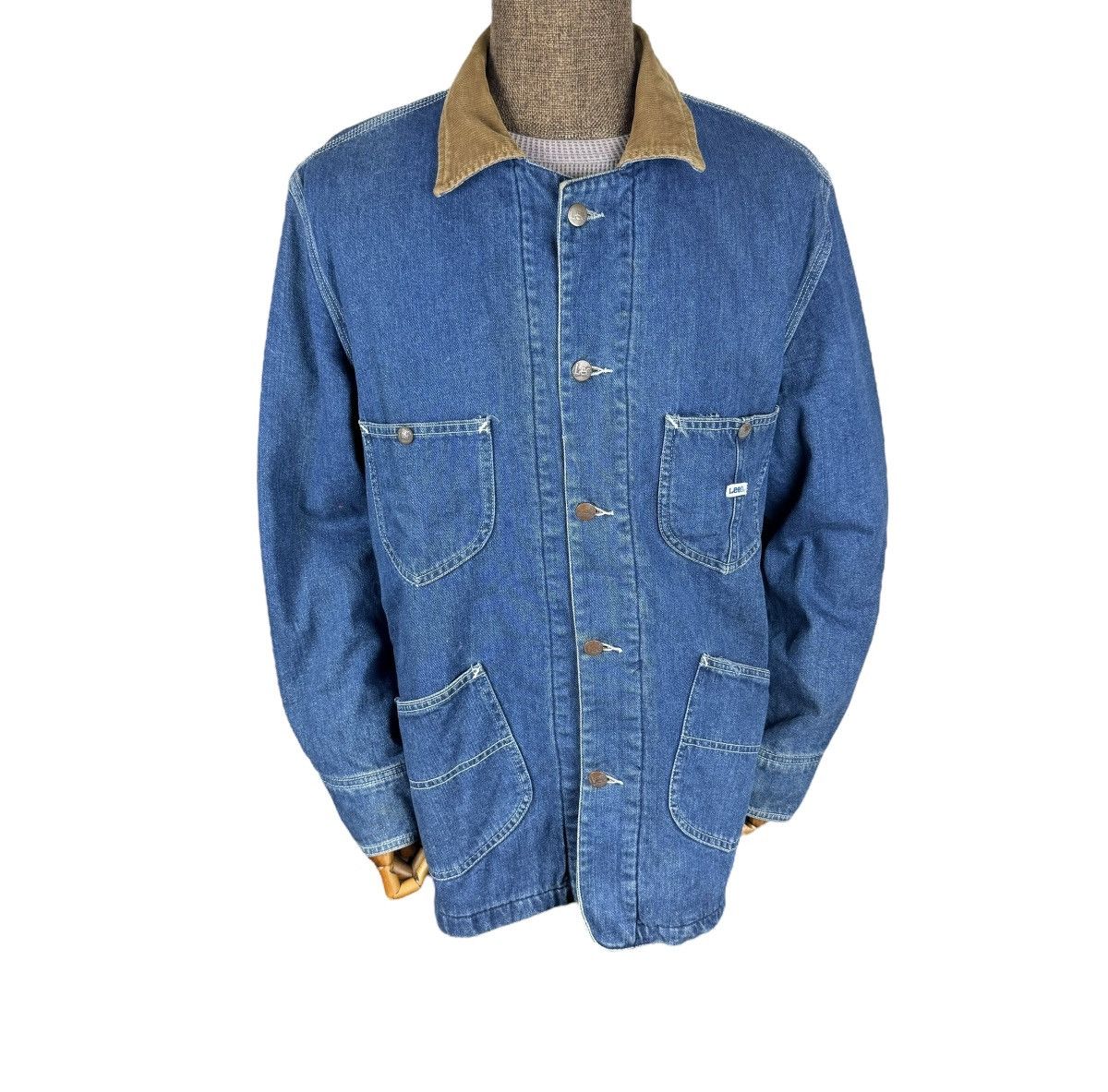 Lee ❄️LEE DENIM CORDUROY COLLAR WORKWEAR JACKET Size US L / EU 52-54 / 3 - 1 Thumbnail