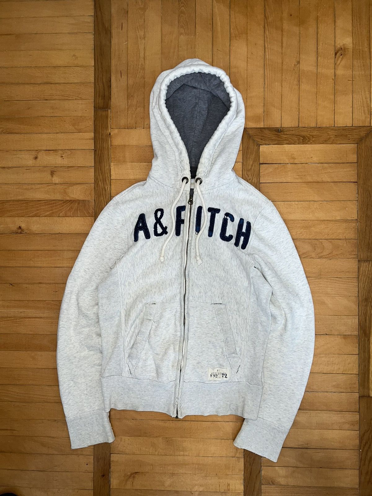 Abercrombie & Fitch × If Six Was Nine × Le Grande Bleu (L.G.B.) Distressed Abercrombie&Fitch Avant Garde zip Hoodie Size US S / EU 44-46 / 1 - 1 Thumbnail