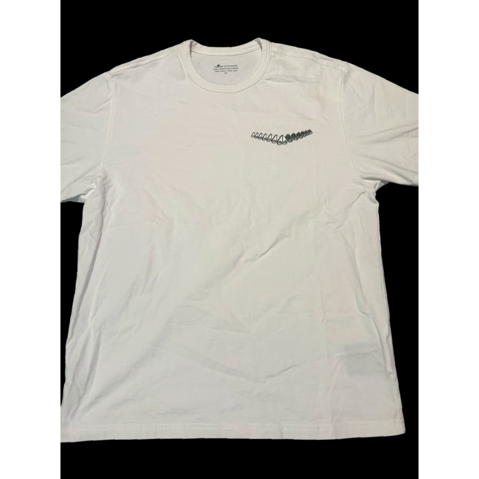 Moose Knuckles Moose Knuckles Shirt White Logo Short Sleeve S Adults Unisex Crew Neck Jersey Cotton T-Shirt Logo White Vintage No Size US S / EU 44-46 / 1 - 5 Thumbnail
