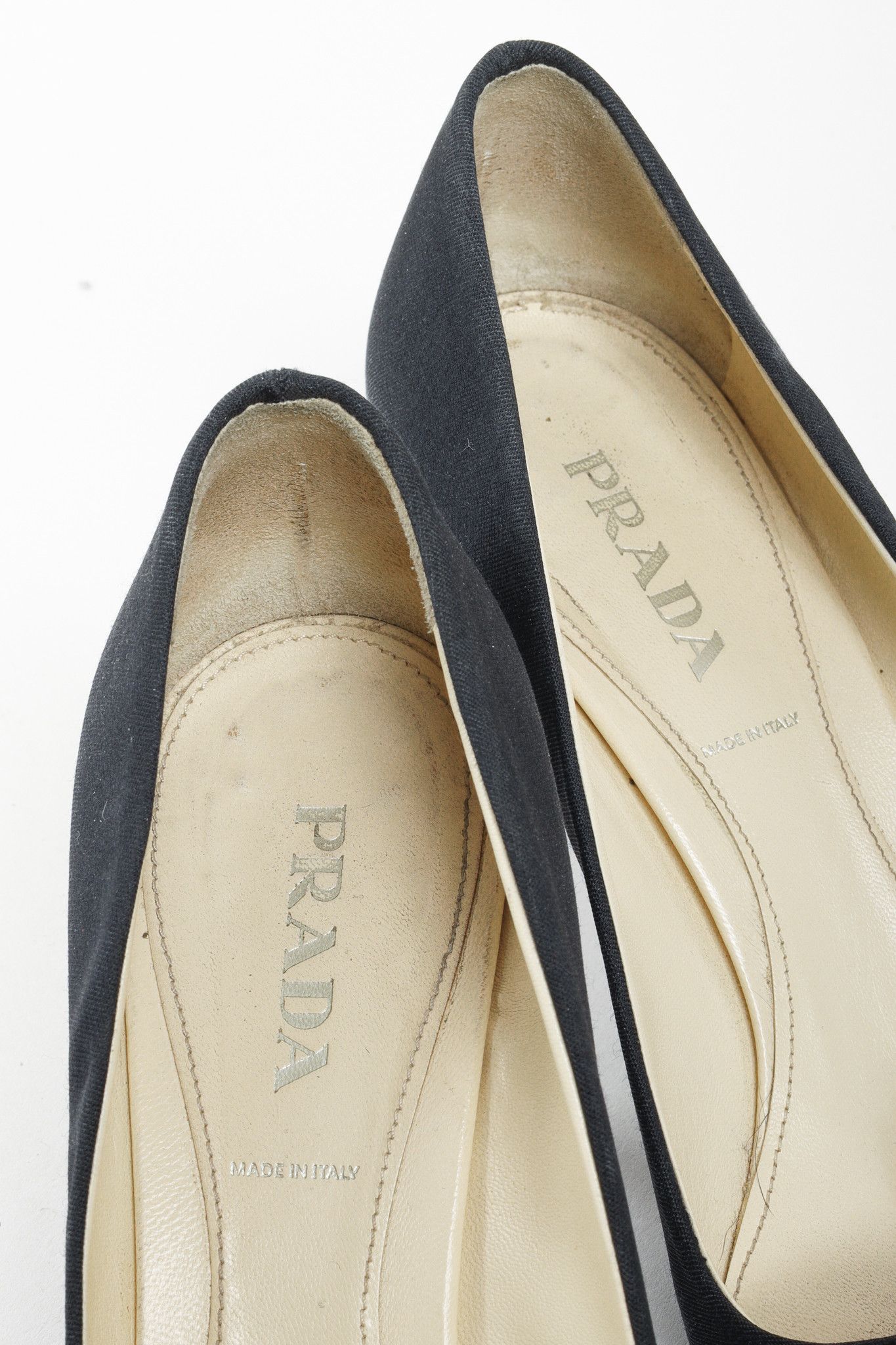 Prada Prada Black Embellished Comma Kitten Heel Pump Size US 10 / IT 40 - 14 Thumbnail