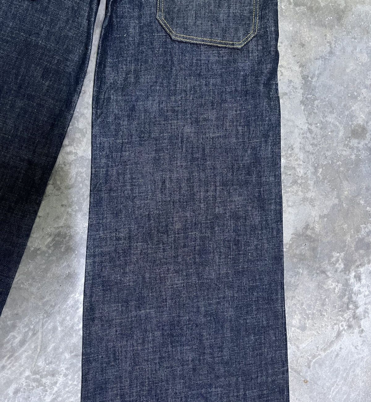 If Six Was Nine × Japanese Brand Super Flare Jeans Japan Chewin’ Bacco Size US 29 - 13 Thumbnail
