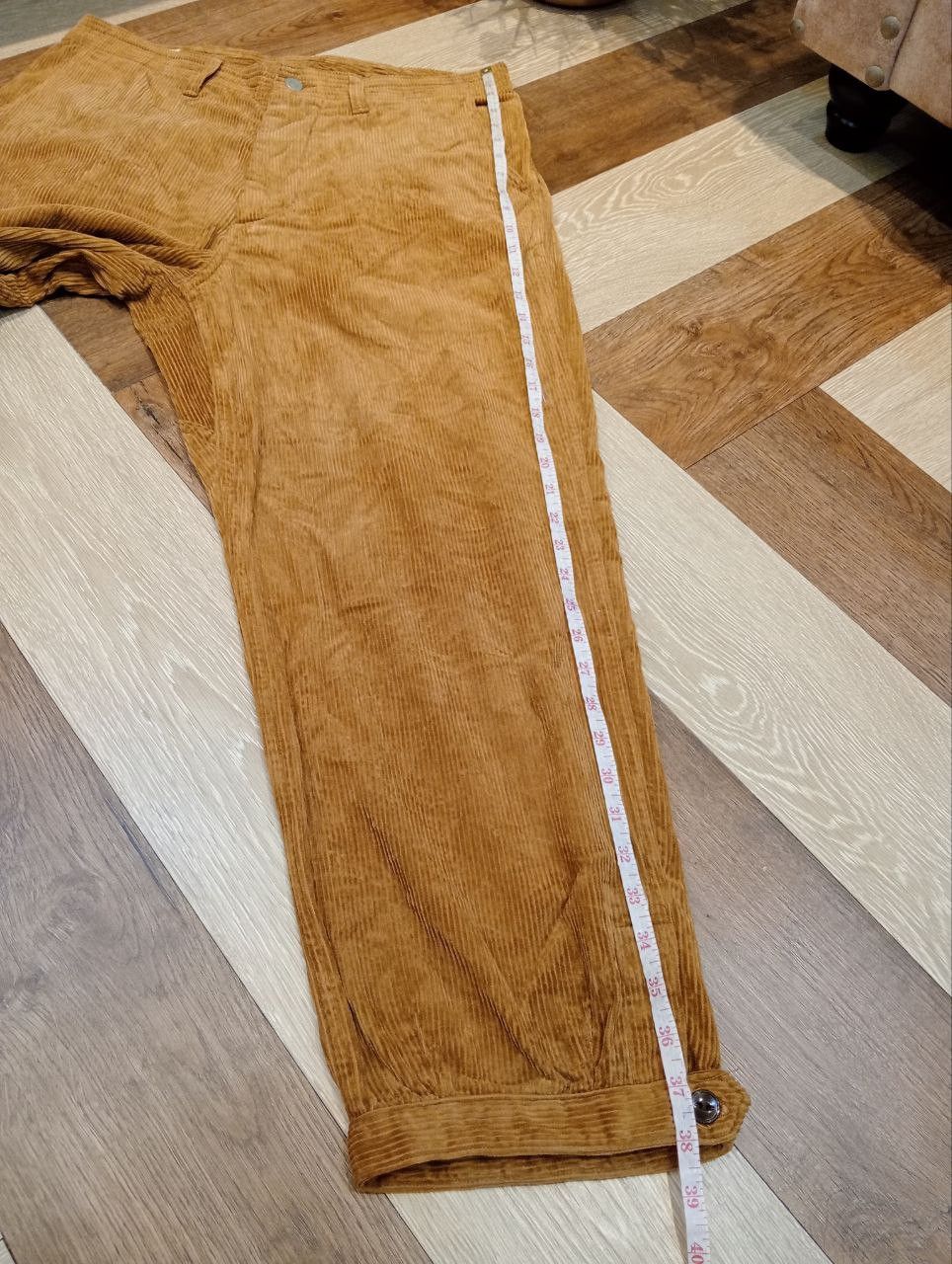 Sassafras JAPANESE SASSAFRAS WIDE BAGGY CORDUROY PANTS Size US 35 - 18 Thumbnail