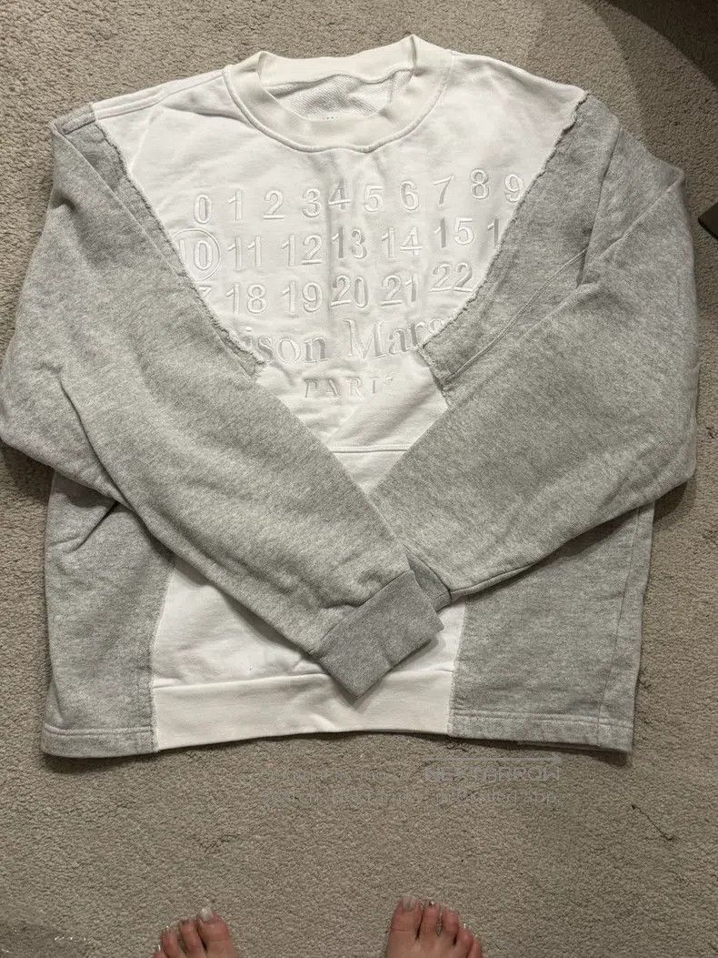 Maison Margiela Maison Margiela White sweatshirt Size US S / EU 44-46 / 1 - 1 Thumbnail