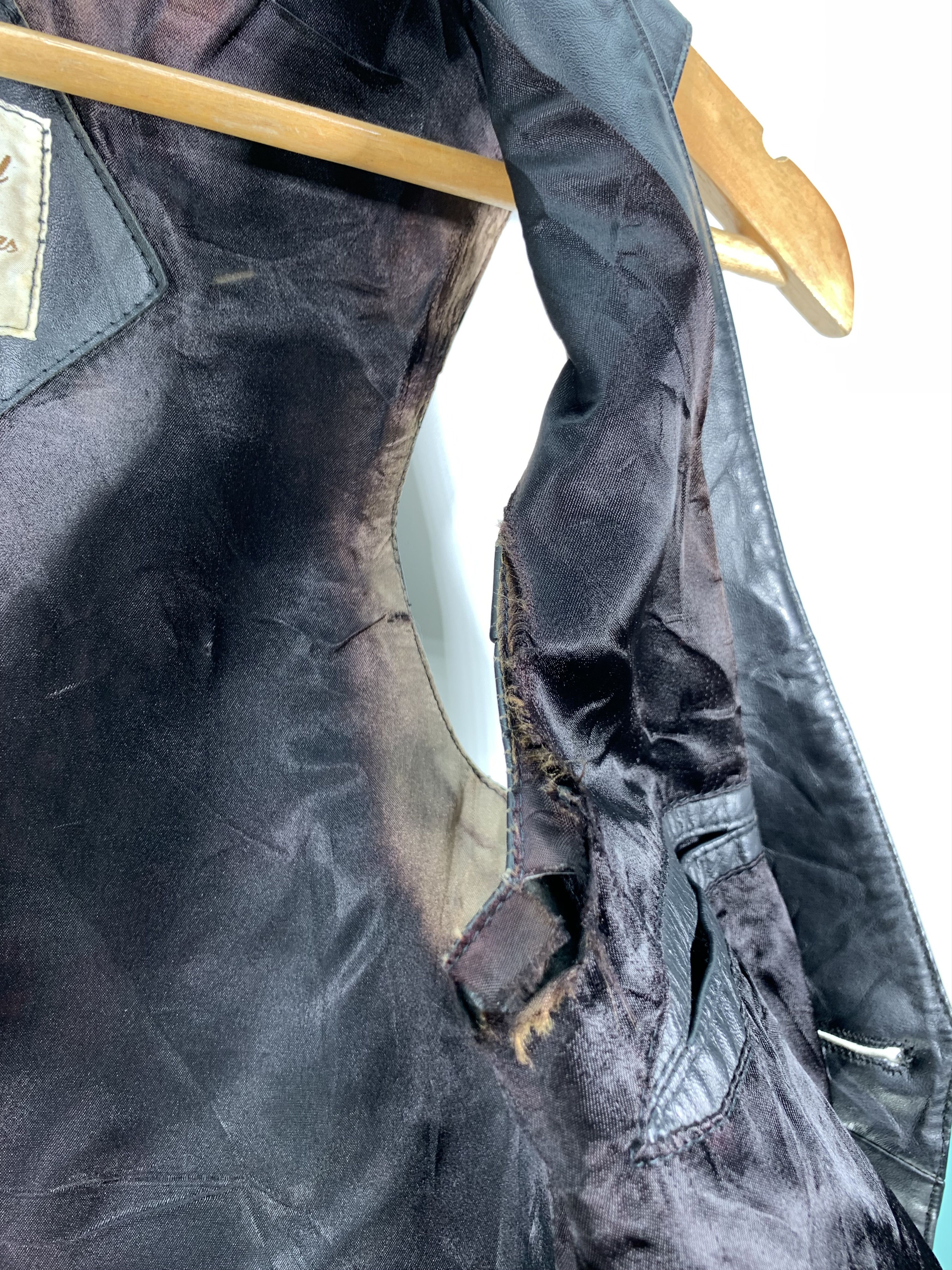 Leather × Vintage 70-80s Vintage Continentel Leather Vest Size US S / EU 44-46 / 1 - 9 Thumbnail