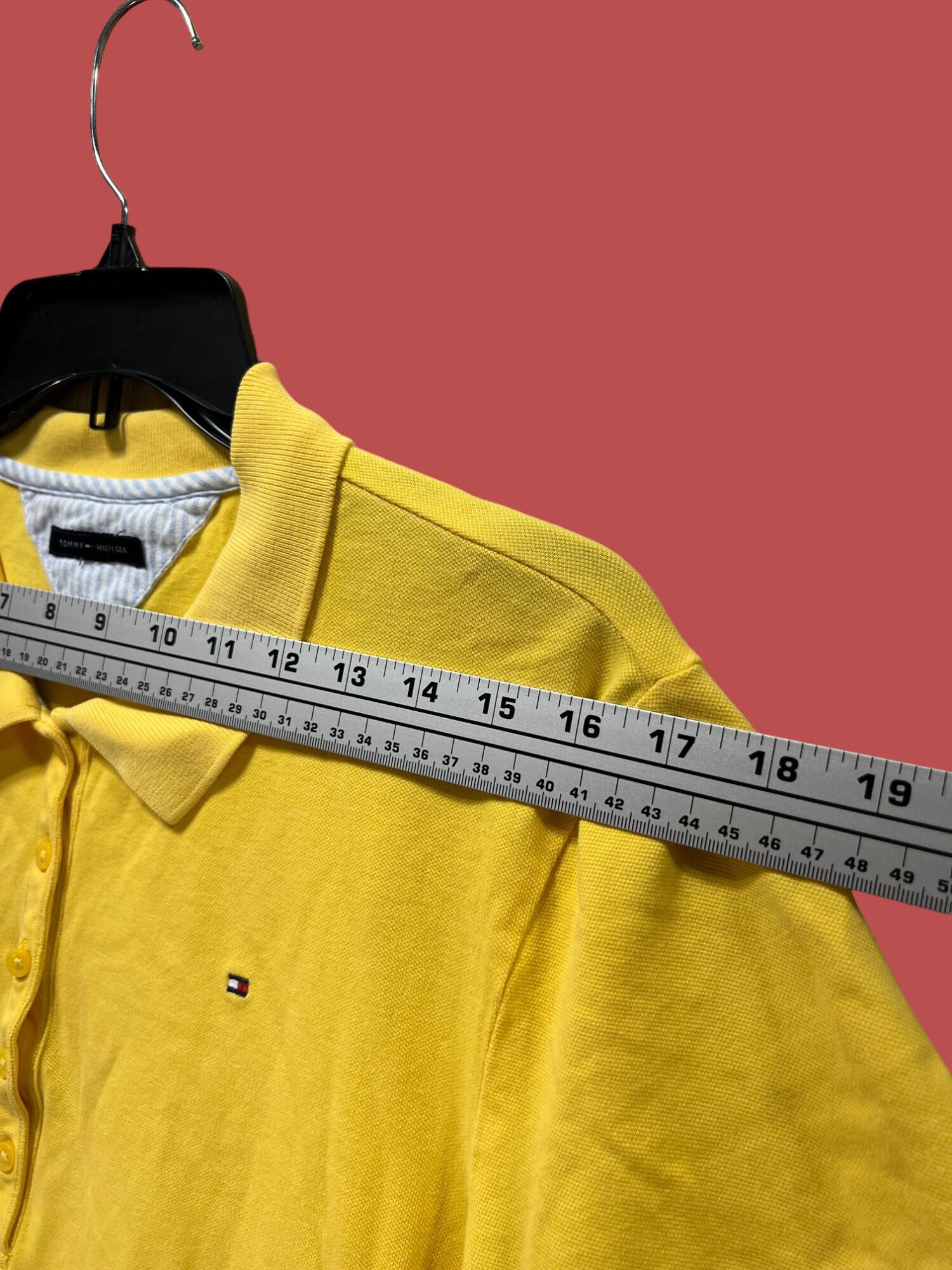 Tommy Hilfiger Tommy Hilfiger - Men's Short Sleeve Polo Shirt - Yellow - Me Size US M / EU 48-50 / 2 - 3 Thumbnail