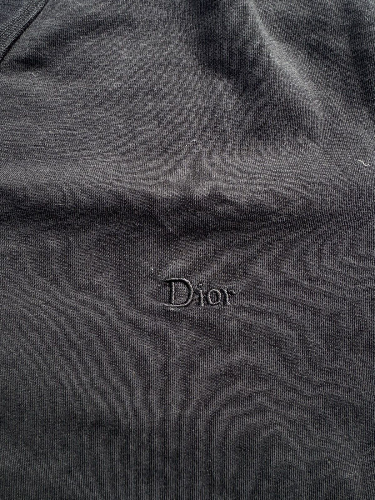 Dior Dior Resort Logo Black V-Neck T-shirt Tee Size US M / EU 48-50 / 2 - 2 Thumbnail