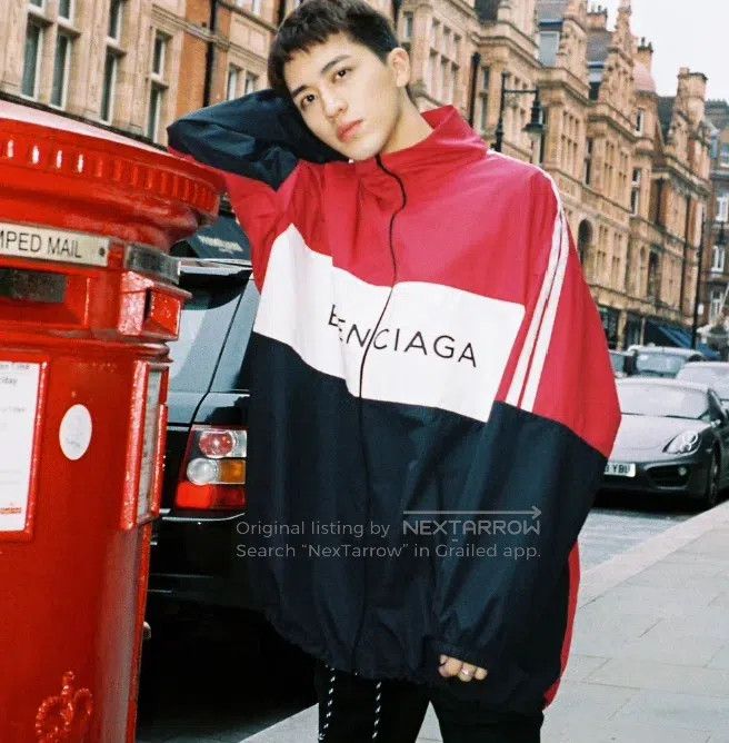 Balenciaga Balenciaga size 38 Patchwork Color Blocked Windbreaker Jac Size S / US 4 / IT 40 - 8 Thumbnail