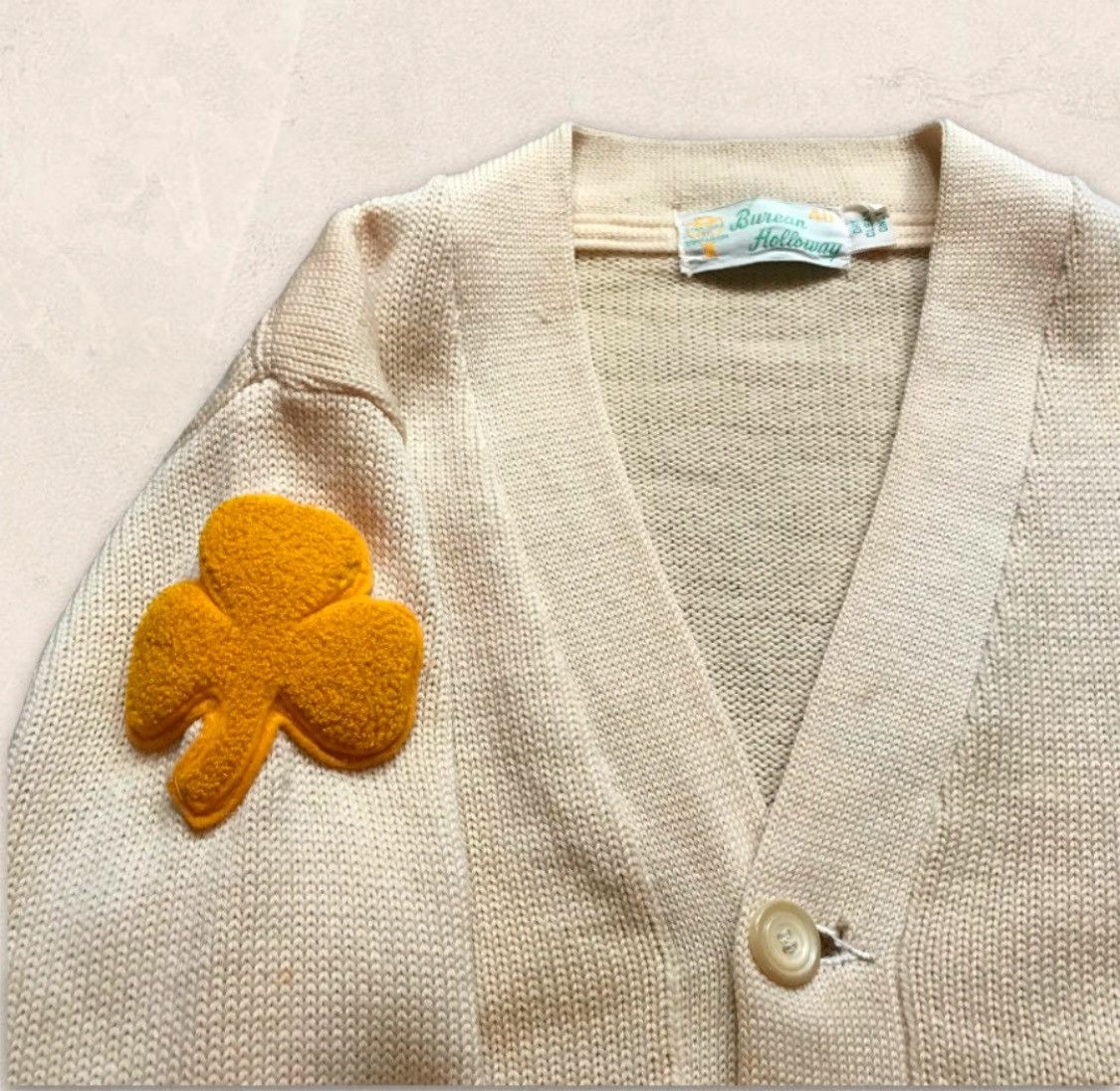 Vintage Vintage Off White 50s Letterman Cardigan, size S Size US S / EU 44-46 / 1 - 2 Thumbnail