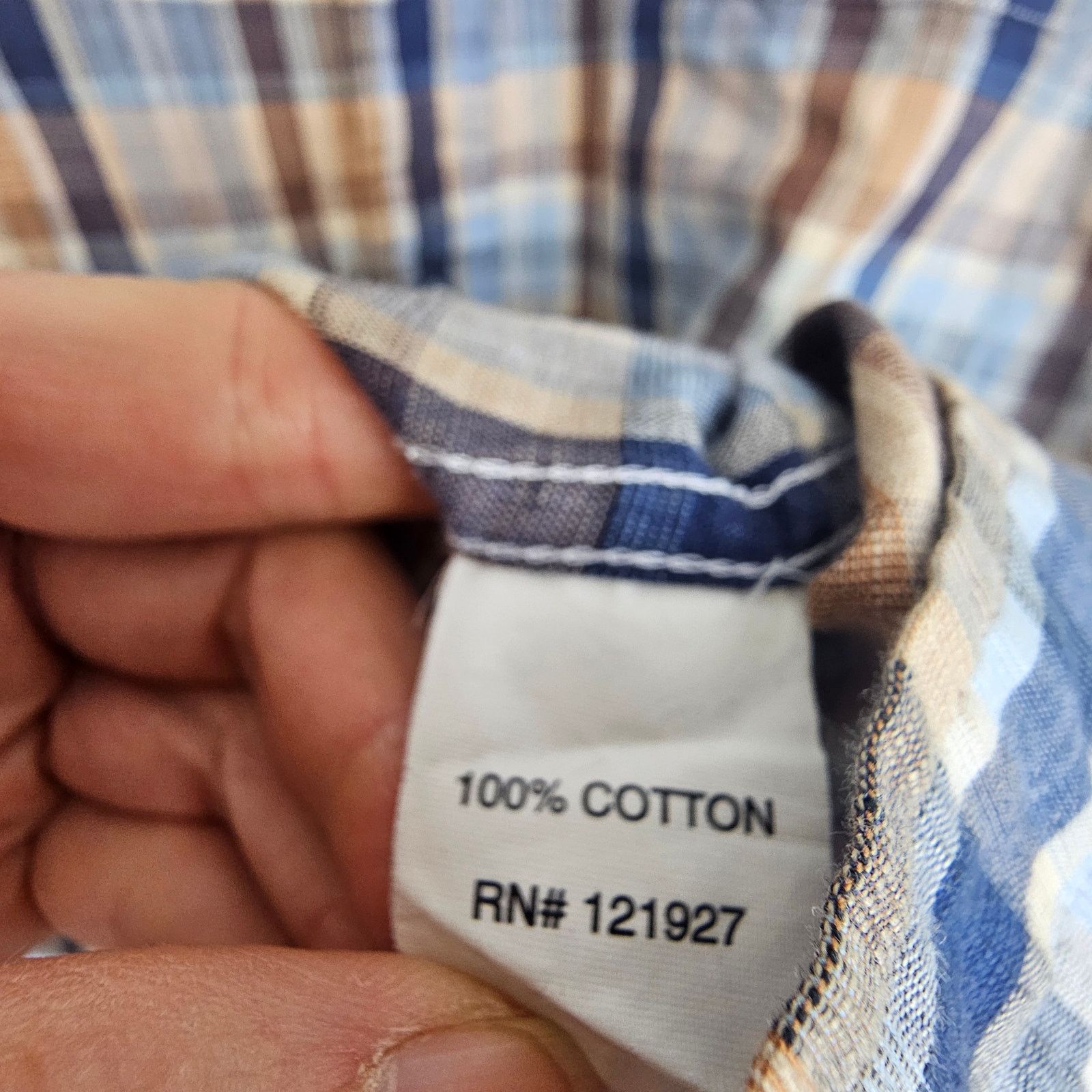 johnnie-O Johnnie-O Hanging Out Mens Plaid Shirt Size M Preppy Coastal Size US M / EU 48-50 / 2 - 7 Thumbnail
