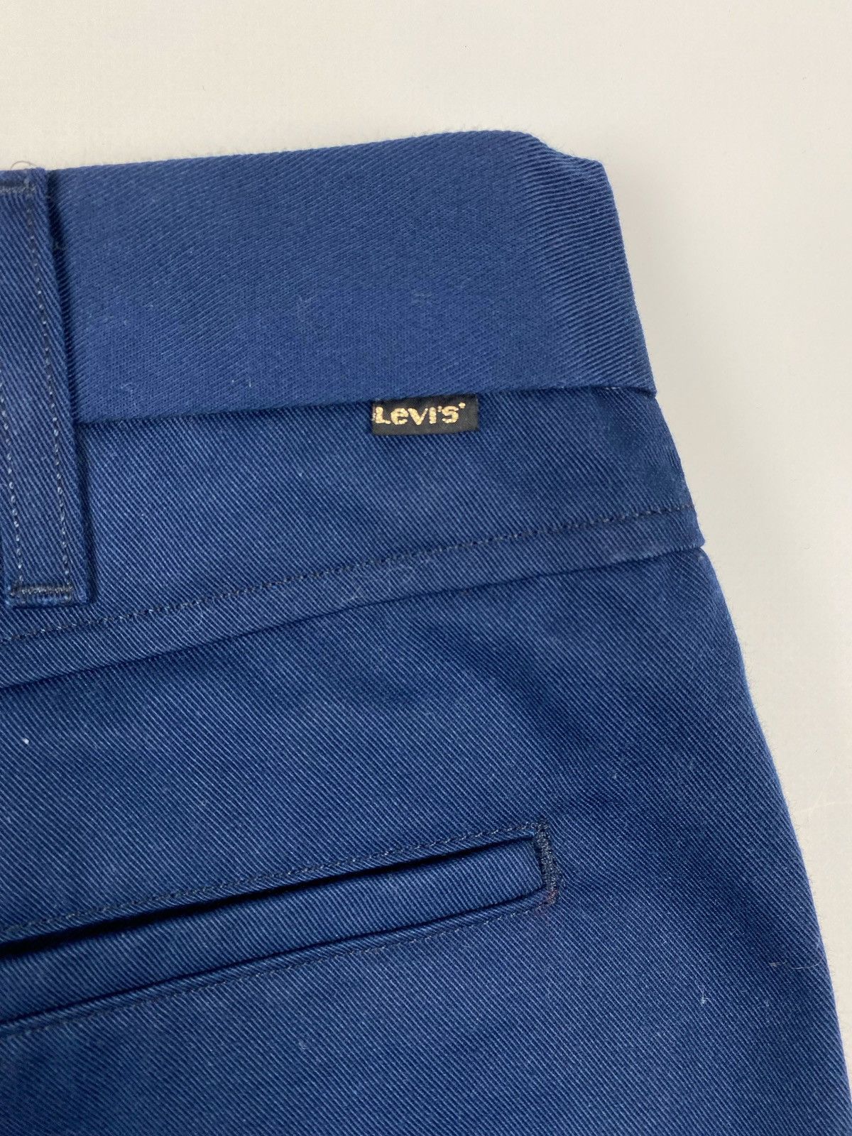 Levi's Levi’s Sta-Prest Navy Blue Regular Tapered Pants Size US 34 / EU 50 - 10 Thumbnail