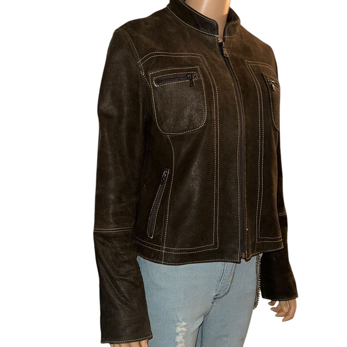 Other Knoles & Carter brown leather jacket Size XL / US 12-14 / IT 48-50 - 2 Thumbnail