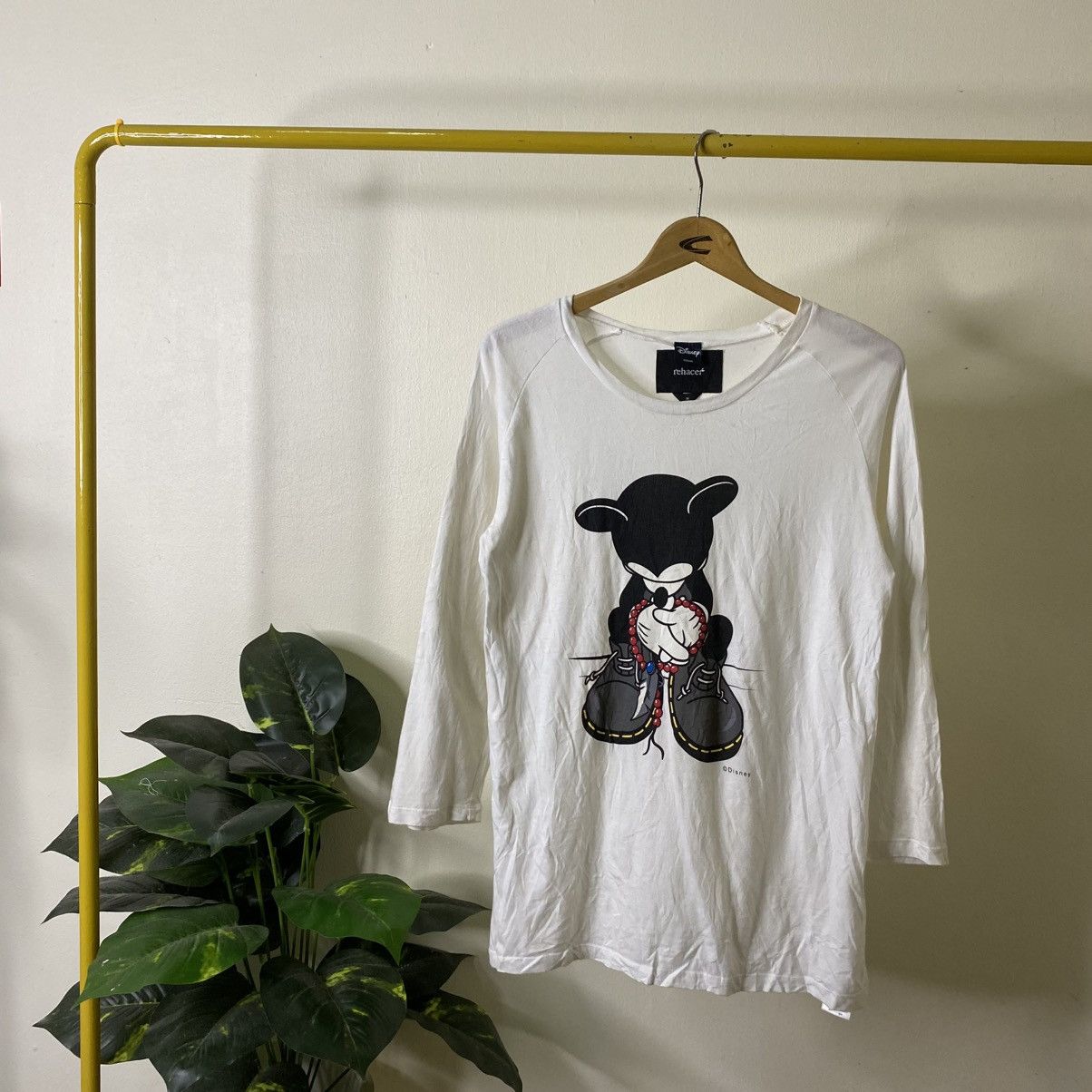 Mickey Mouse Rehacer x Disney Mickey Mouse Number Nine Style LS T Shirt Size US M / EU 48-50 / 2 - 1 Thumbnail