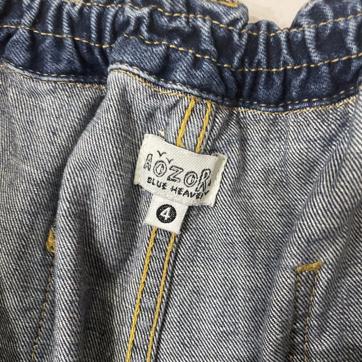 Japanese Brand Vintage Aozora Selvedge Redline Denim Jeans Size US 32 / EU 48 - 5 Thumbnail
