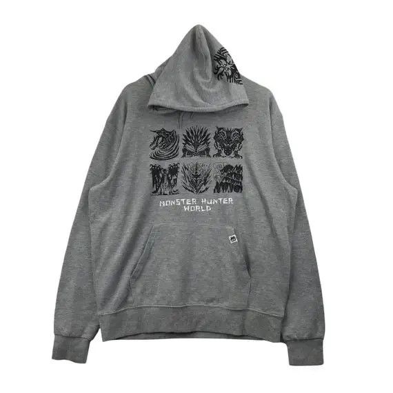Anime × Vintage Vtg MONSTER HUNTER WORLD Video Game Console Hoodie Pullover Size US XL / EU 56 / 4 - 1 Thumbnail