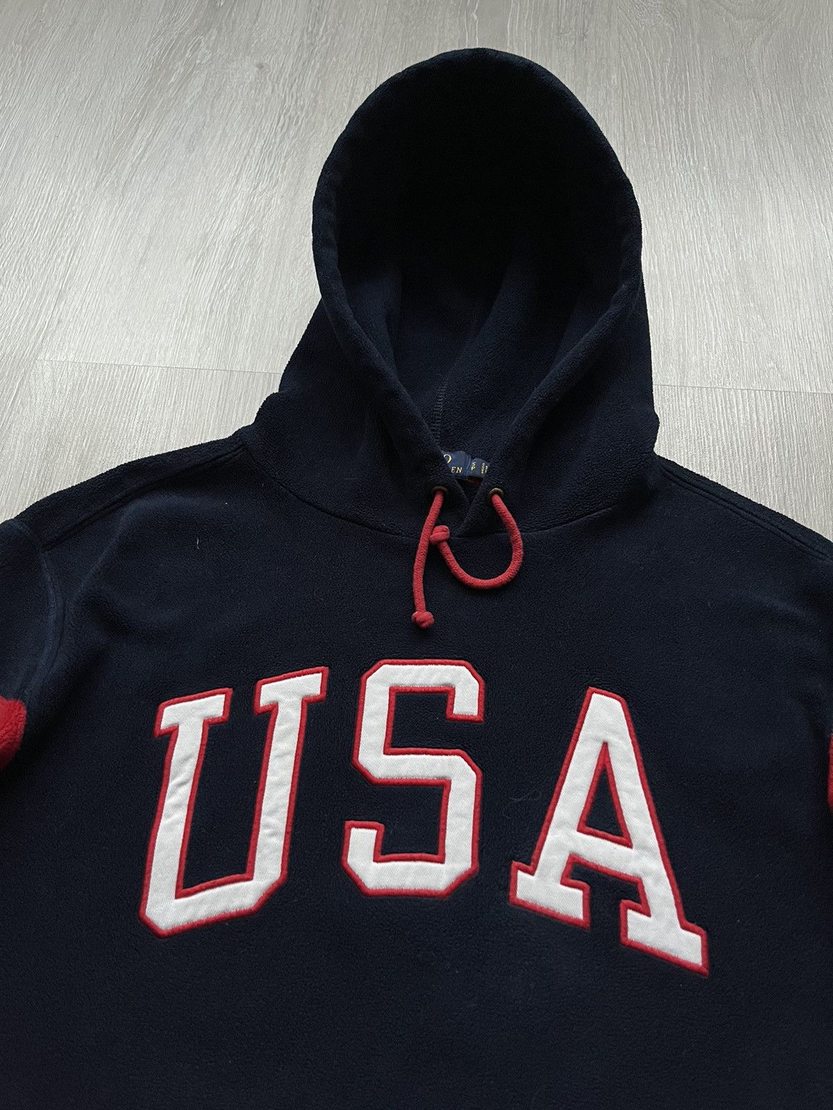 Polo Ralph Lauren Polo Ralph Lauren Fllece Hoodie Big USA Flag Logo Size US S / EU 44-46 / 1 - 5 Thumbnail