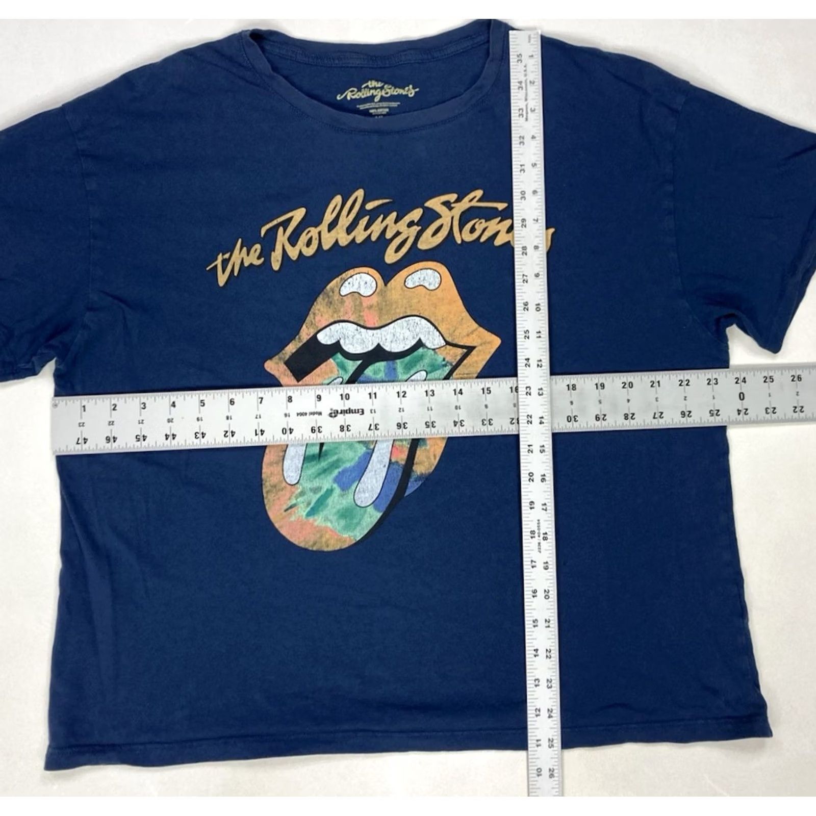 Vintage VINTAGE The Rolling Stones T-Shirt Women XL Blue Short Sleeve Crew Neck Pullover Casual Music Size XL / US 12-14 / IT 48-50 - 6 Thumbnail