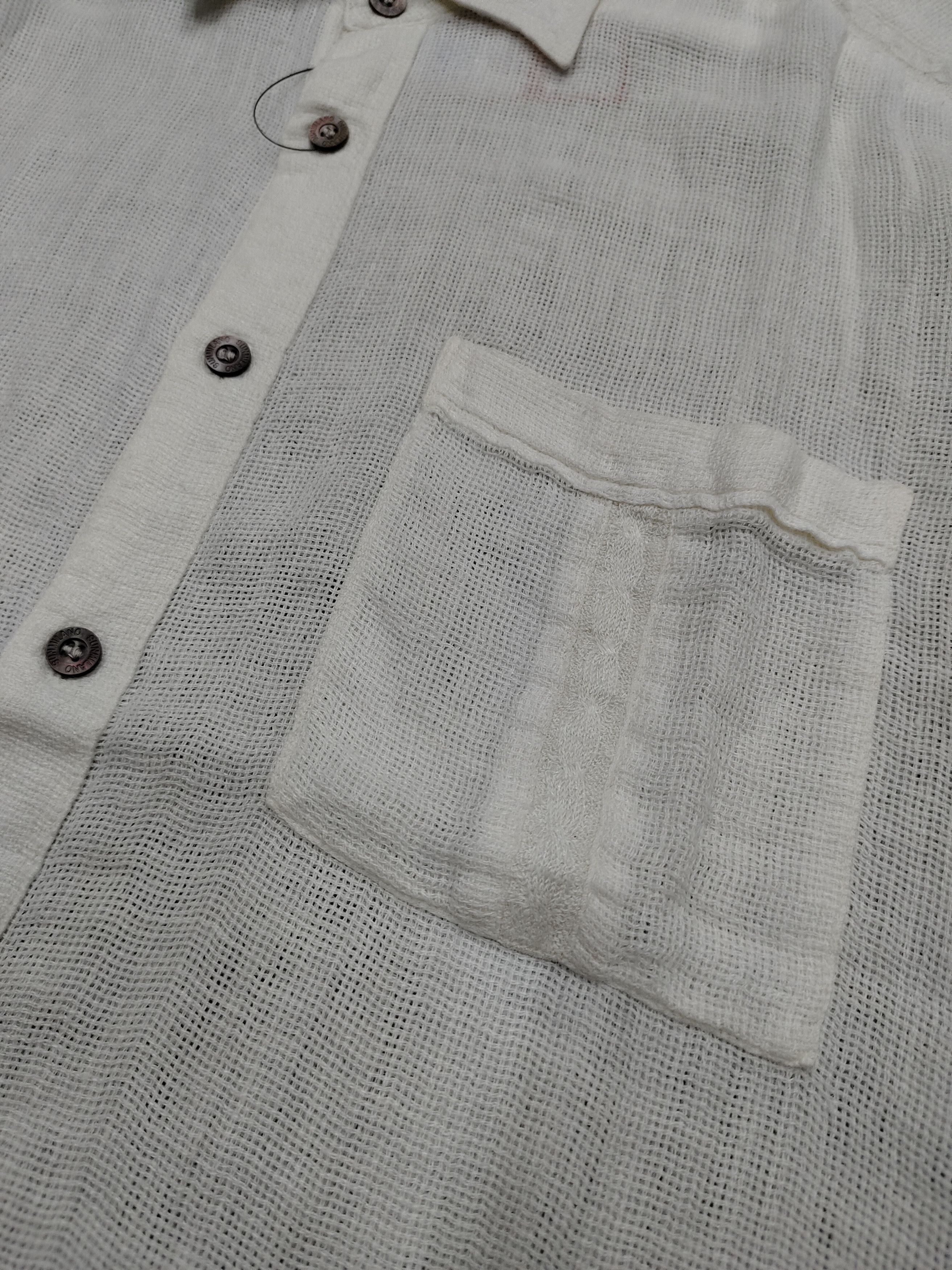 Designer DOPE🇯🇵Vtg Takashimaya🇯🇵 Salon de Chic Linen Shirt Size US M / EU 48-50 / 2 - 3 Thumbnail