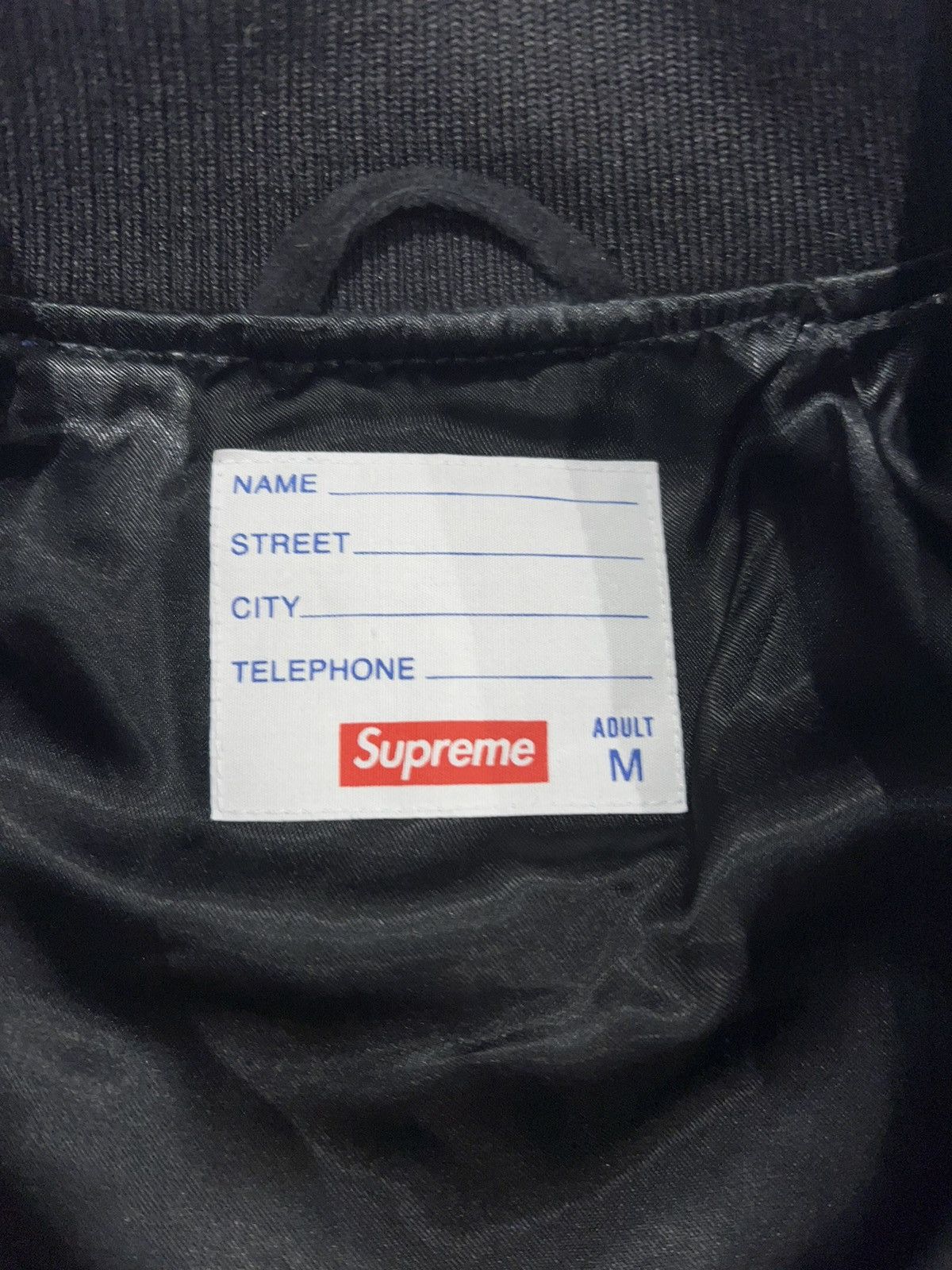 Supreme Supreme Varsity Suede Leather Jacket Size US M / EU 48-50 / 2 - 4 Thumbnail