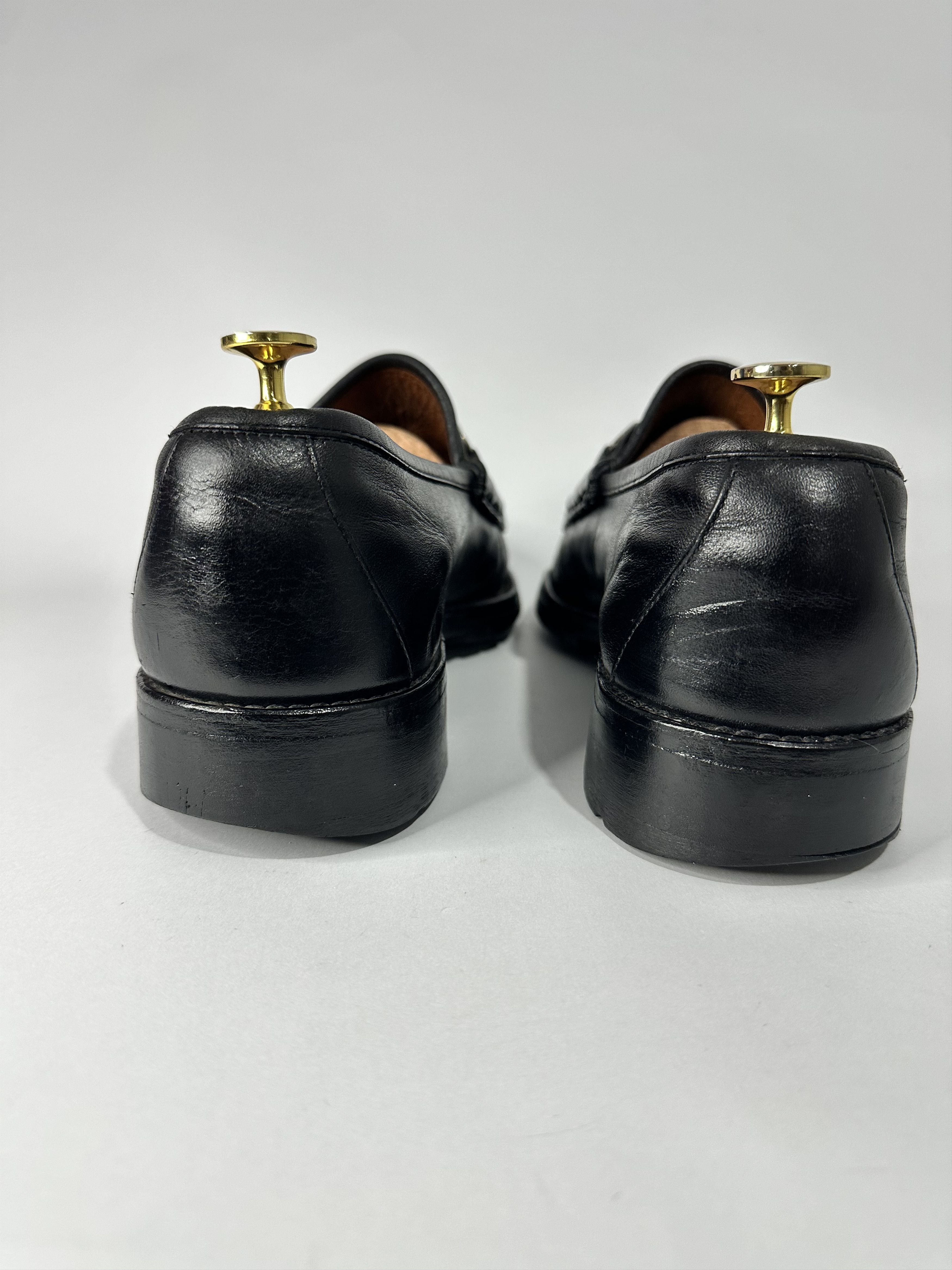 Gucci Gucci Black Leather Horsebit Loafers Size US 10.5 / EU 43-44 - 5 Thumbnail