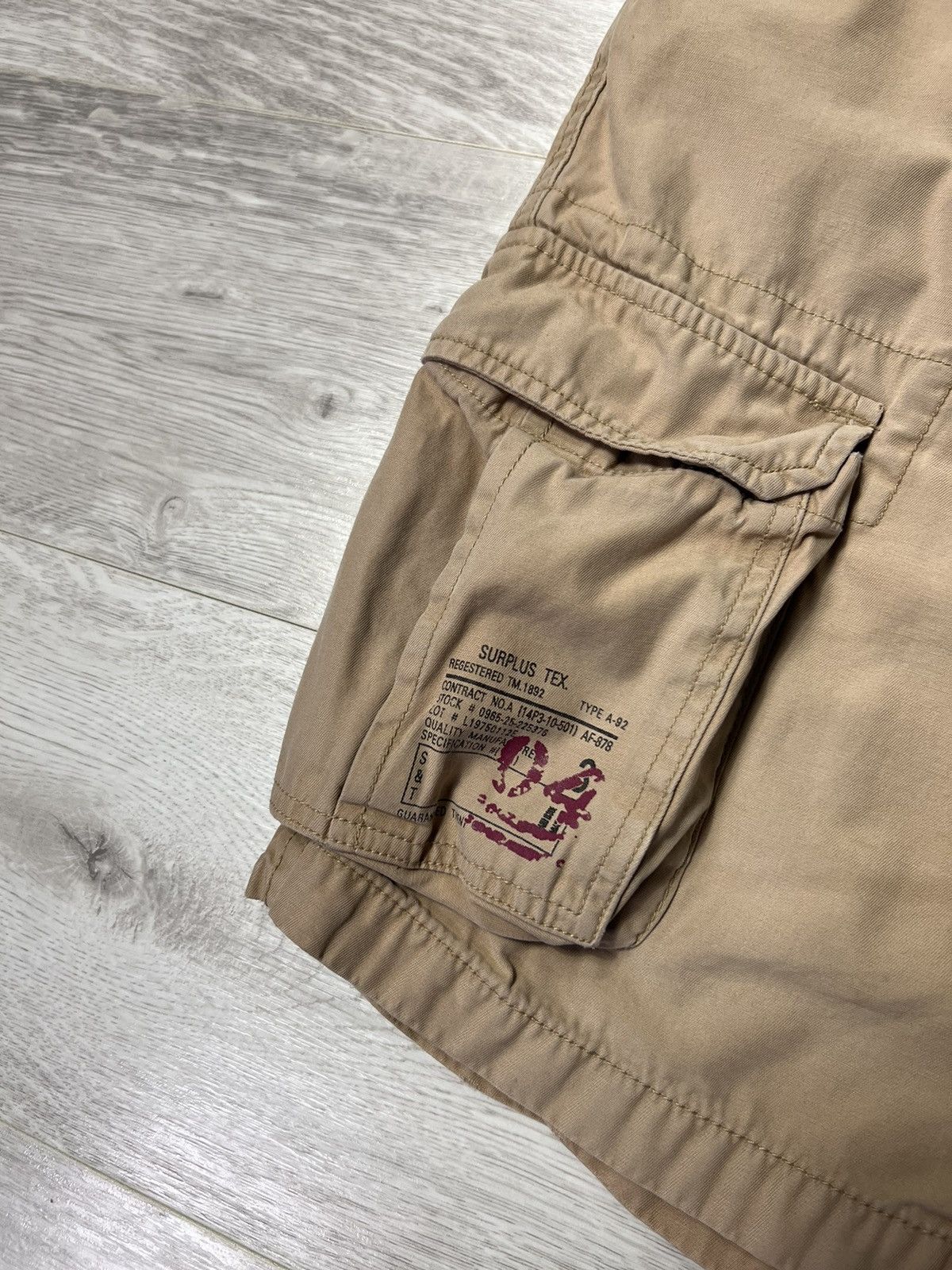 Vintage Vintage Surplus Tex Cargo Military Shorts Size XL Size US 36 / EU 52 - 3 Thumbnail
