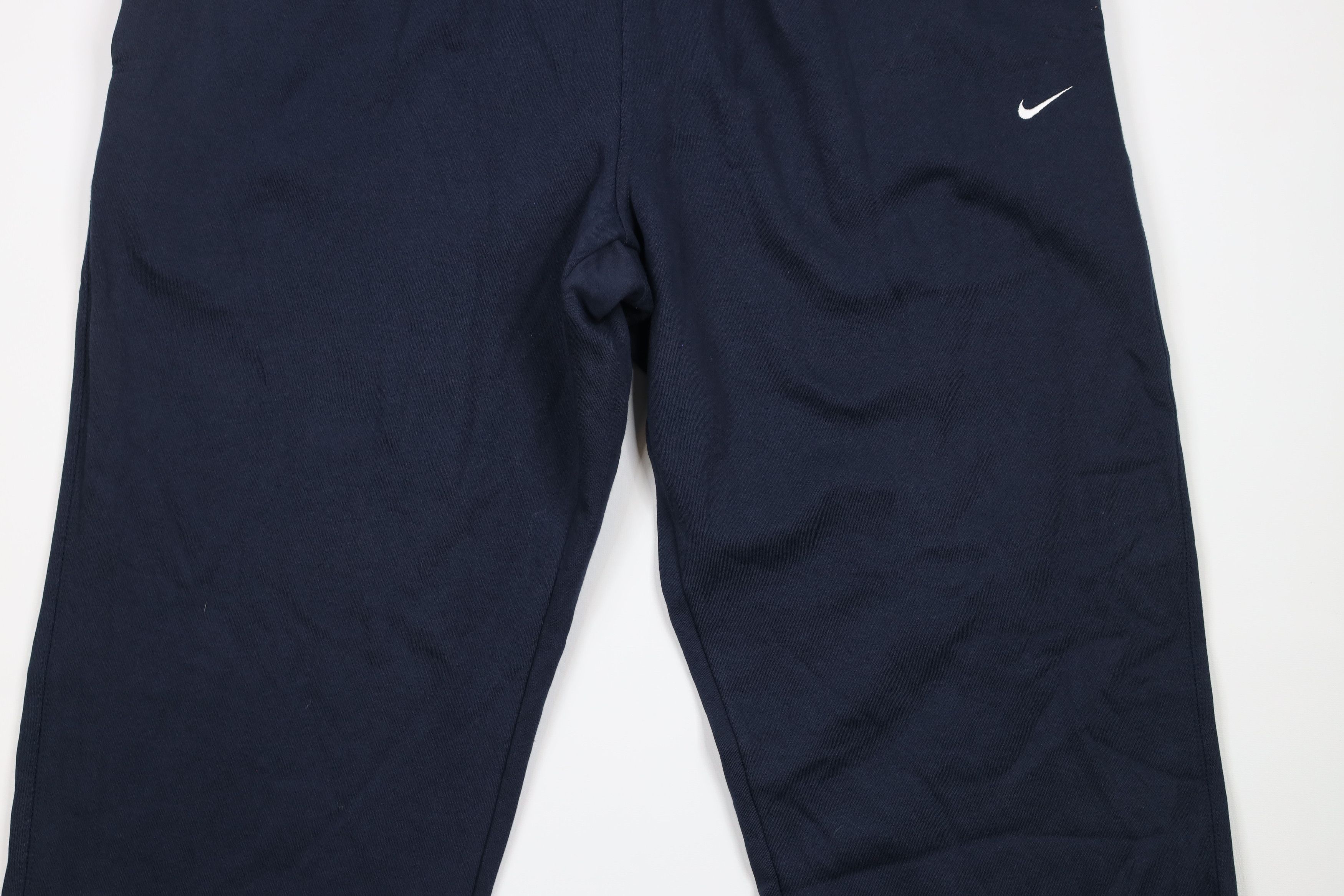 Nike × Vintage Vintage Nike Scott Mini Swoosh Wide Leg Sweatpants Blue Size US 40 / EU 56 - 3 Thumbnail
