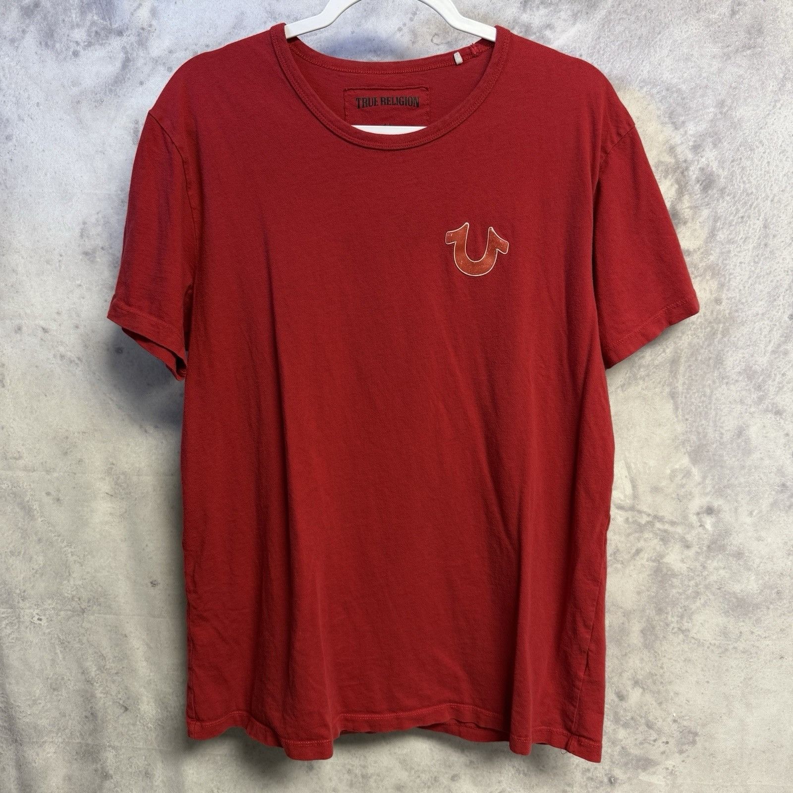 True Religion True Religion T Shirt Mens XL 21.5x27.5 Red Short Sleeve Size US XL / EU 56 / 4 - 2 Thumbnail
