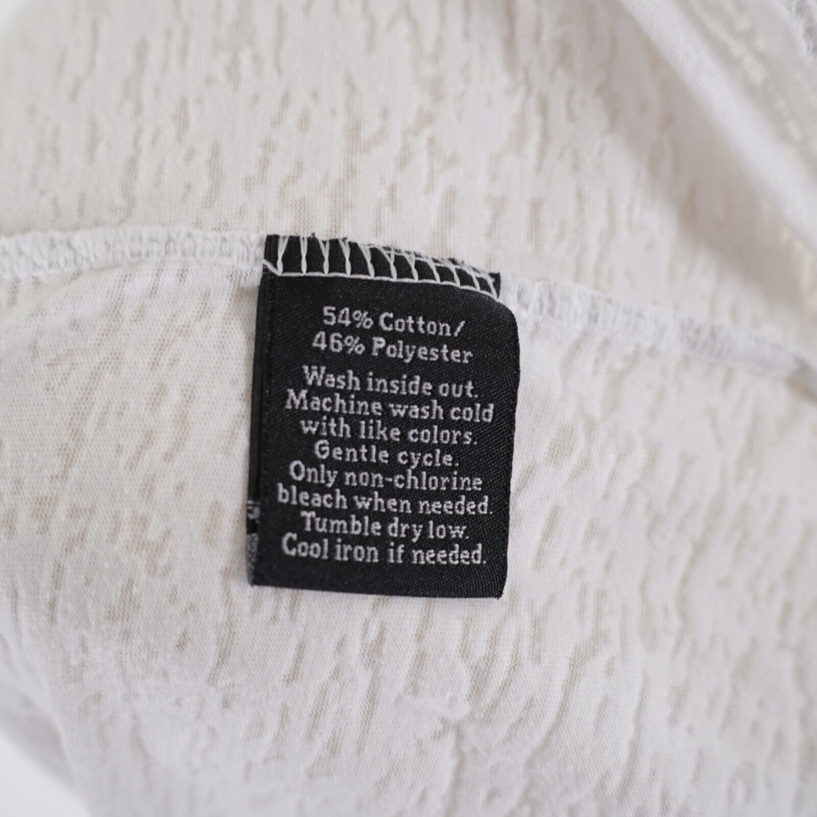 Rock & Republic Rock & Republic White See Through White Cotton Blend V-Neck Size M / US 6-8 / IT 42-44 - 10 Thumbnail