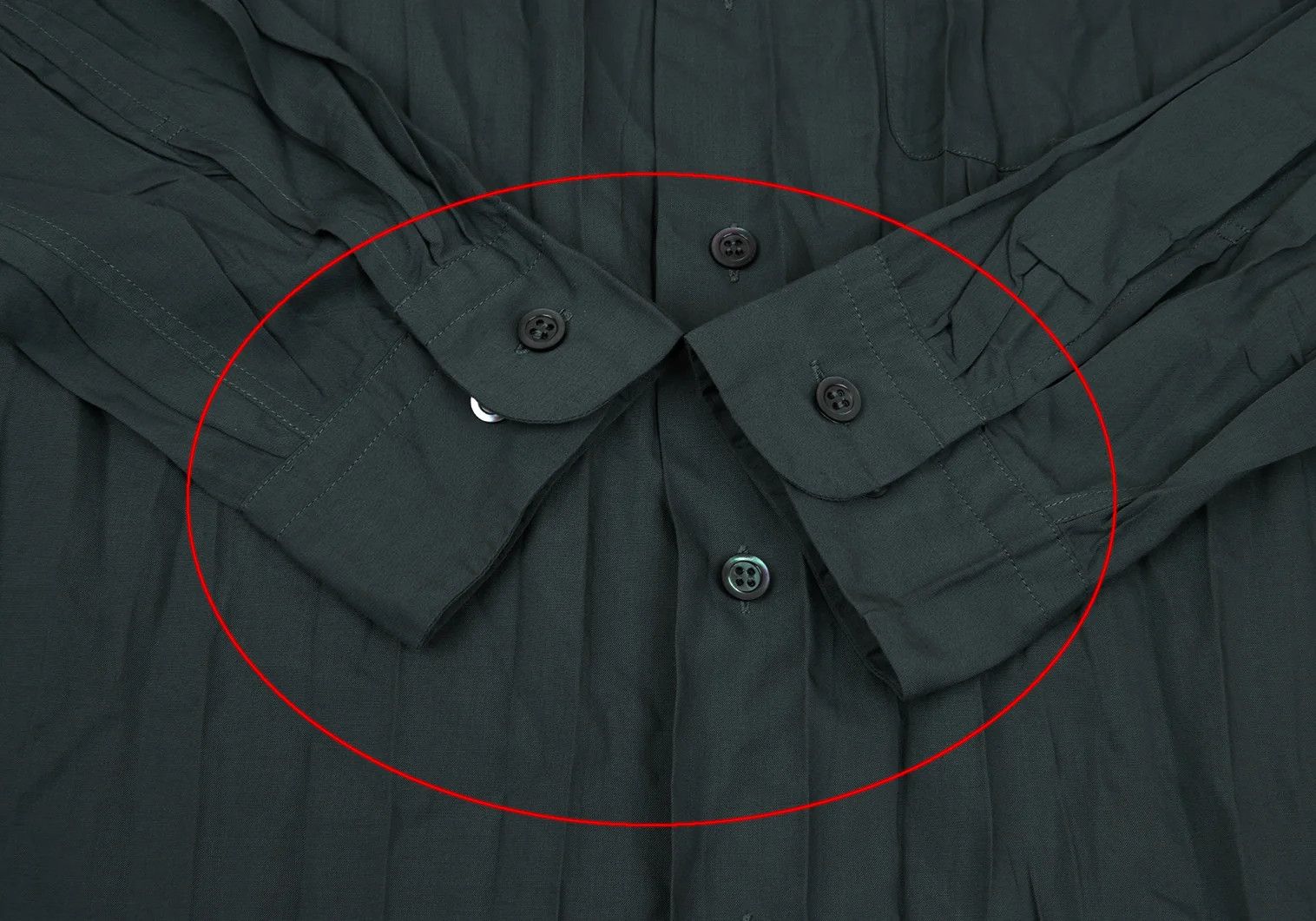 Issey Miyake Pleated Shirt in Blue Gray, Size M Size US M / EU 48-50 / 2 - 8 Thumbnail