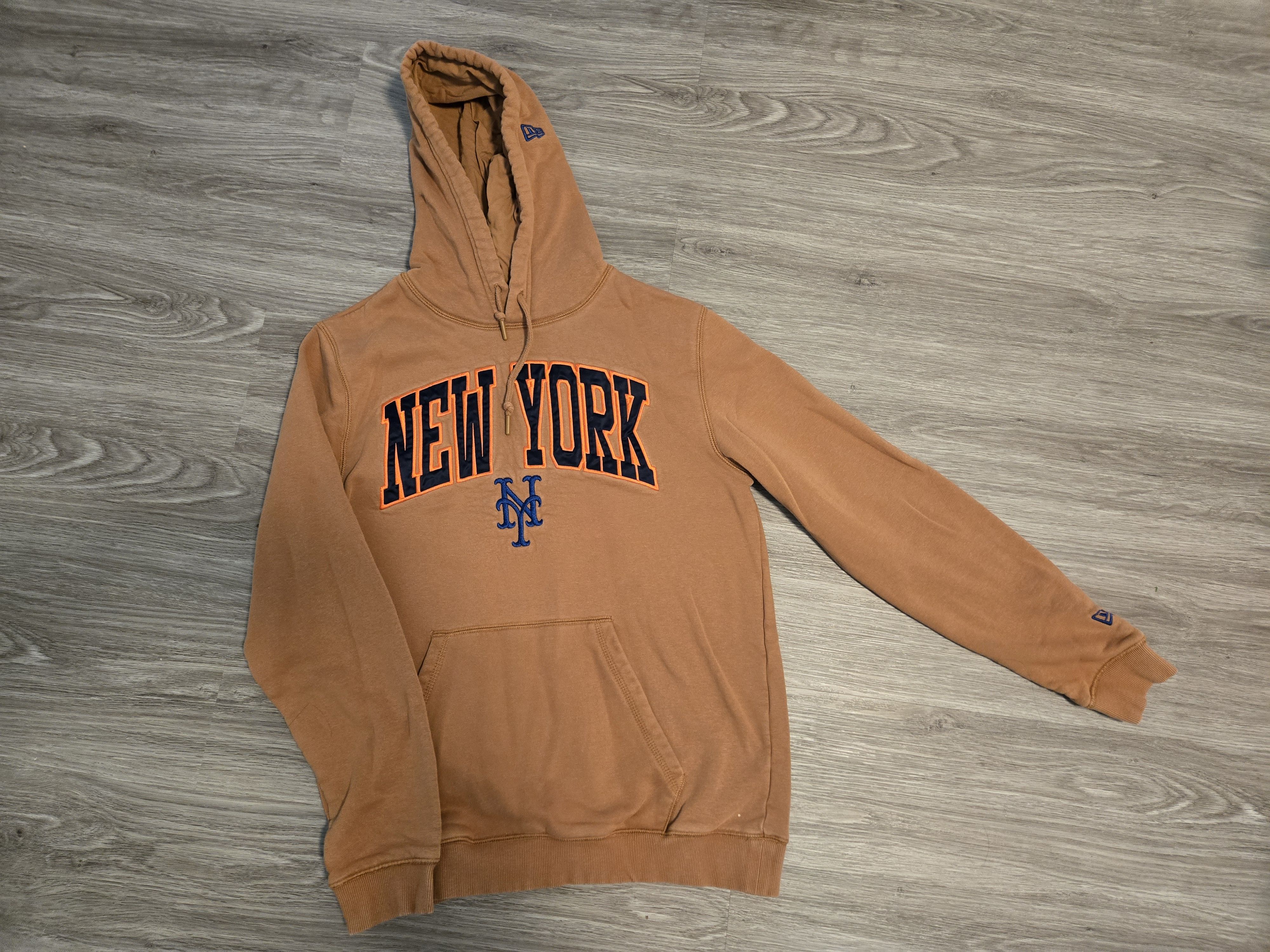 New Era New Era Tan Brown New York Mets Hoodie Size M Size US M / EU 48-50 / 2 - 1 Thumbnail